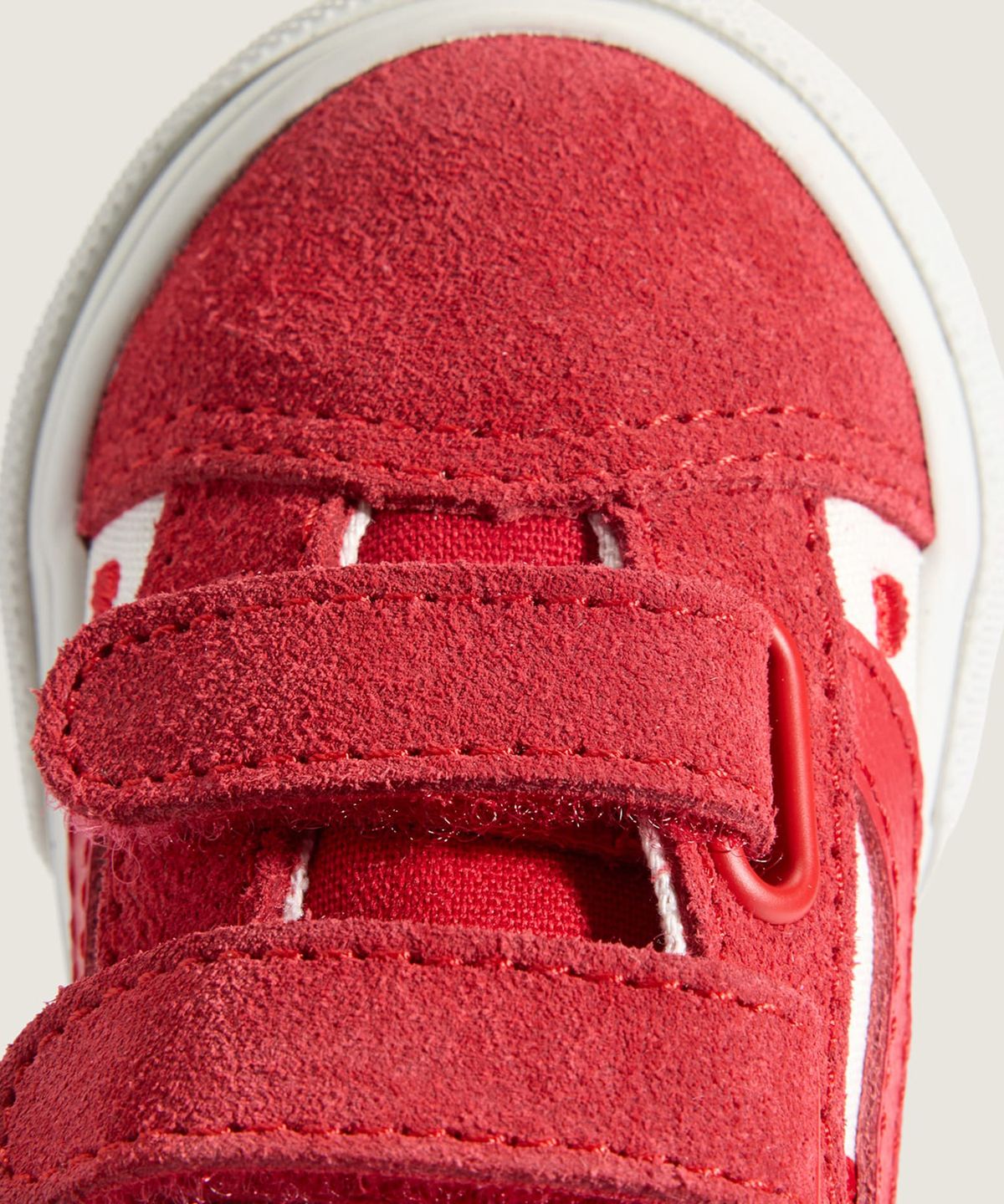반스 키즈(VANS KIDS) 올드스쿨 V 토들러_레드 핫 발렌타인스 레이싱레드/트루화이트