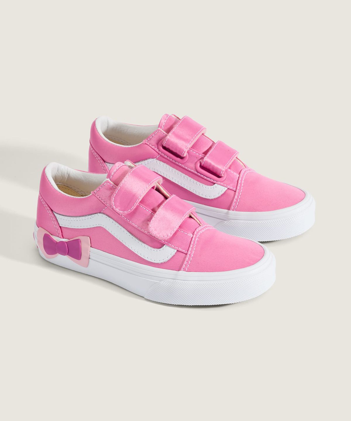 반스 키즈(VANS KIDS) 올드스쿨 V 보우 키즈_핑크피지