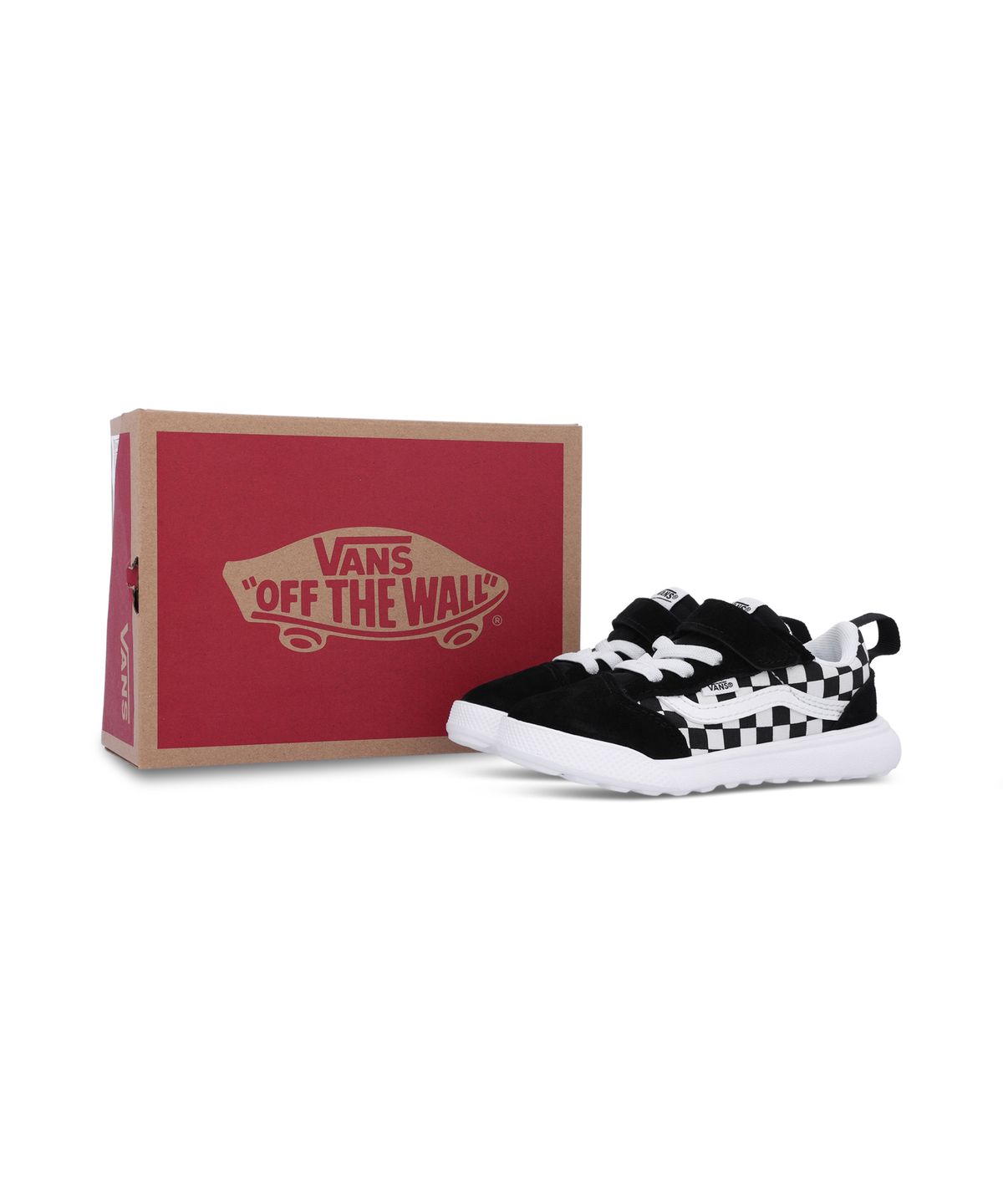 반스 키즈(VANS KIDS) 울트라 레인지66 V 토들러_체커보드 블랙/화이트