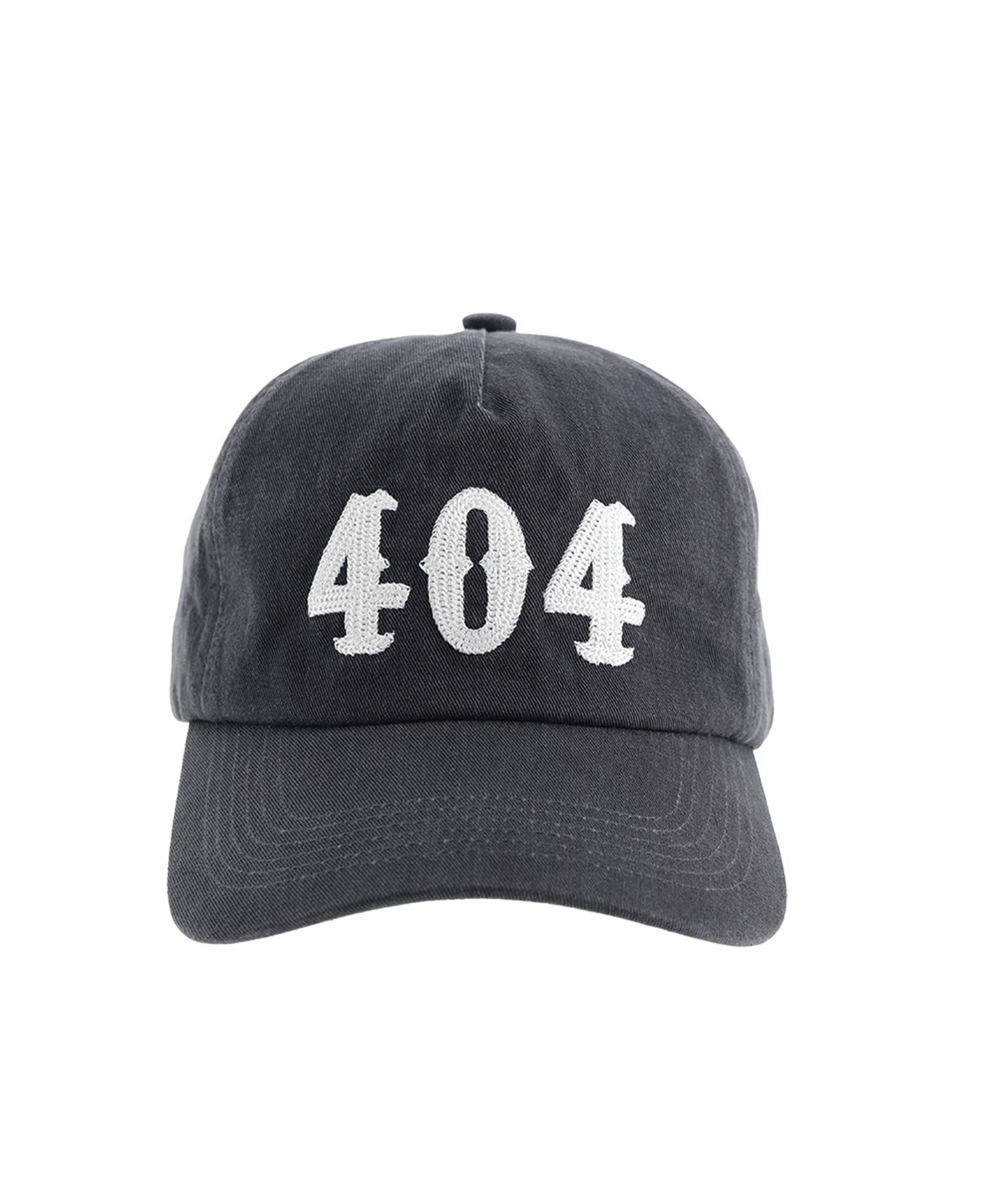 논파운드(NONFOUND) 404 5패널 볼캡 [워시드 블랙]