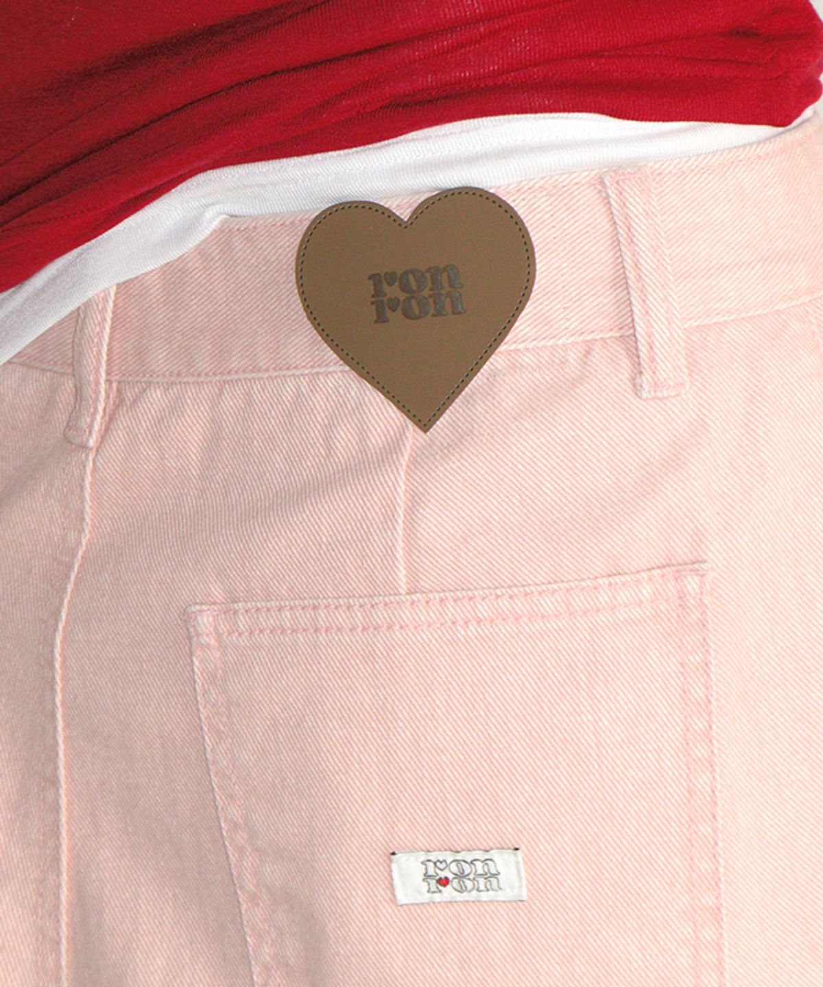 론론(RONRON) SOFT PIGMENT WIDE DENIM PANTS PINK