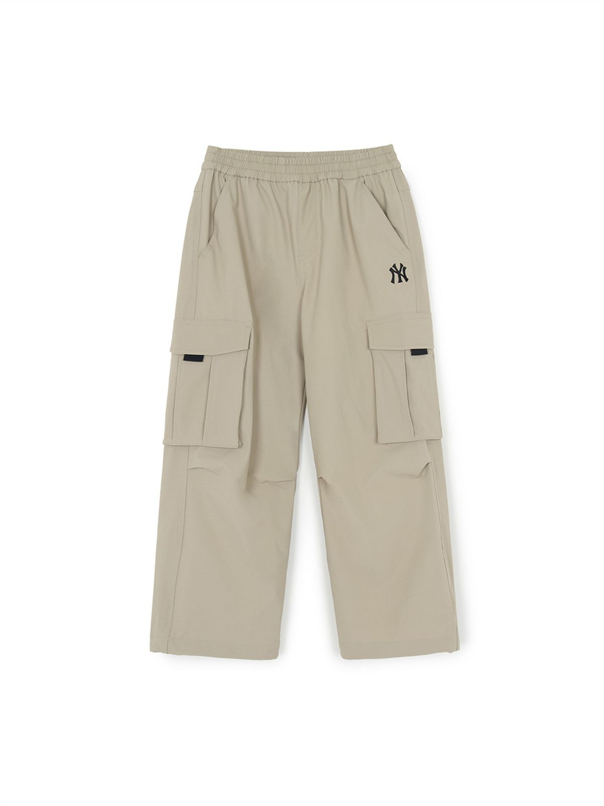 엠엘비 키즈(MLB KIDS) 아웃도어 루즈 스트레이트 카고 우븐팬츠 NY (Beige)