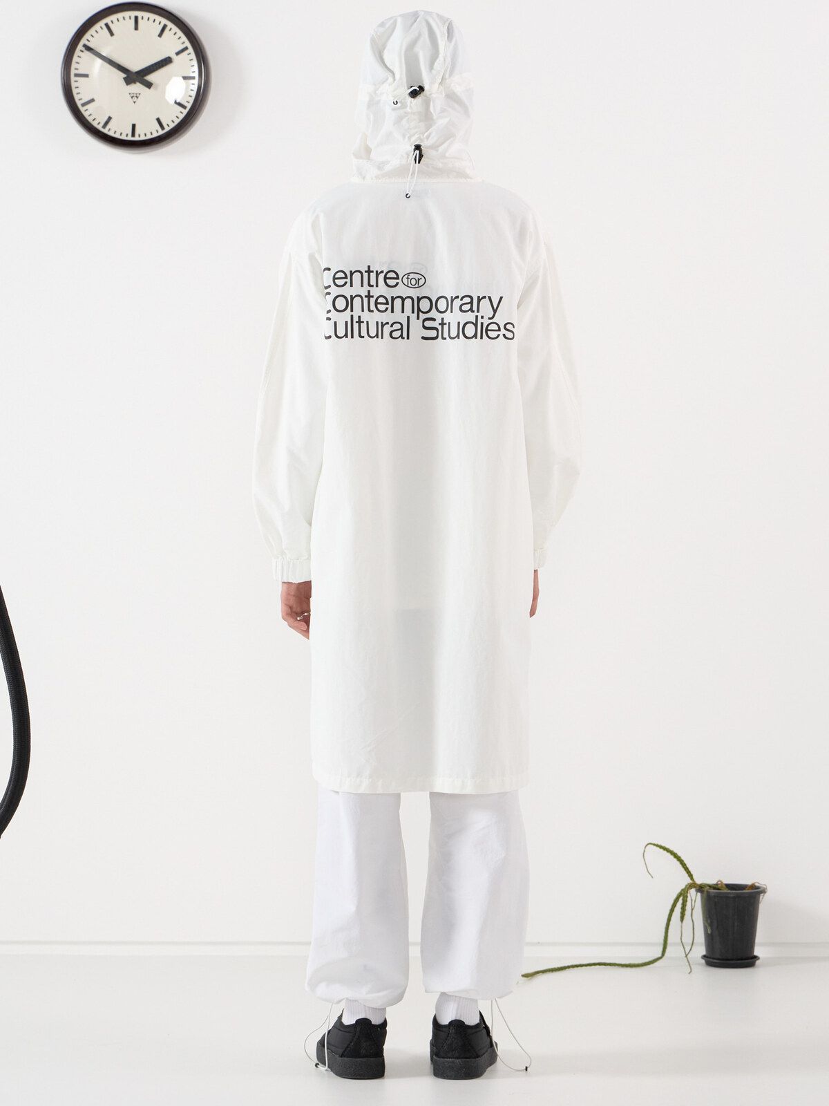 씨씨씨에스(CCCS) WHITE HOODED COAT