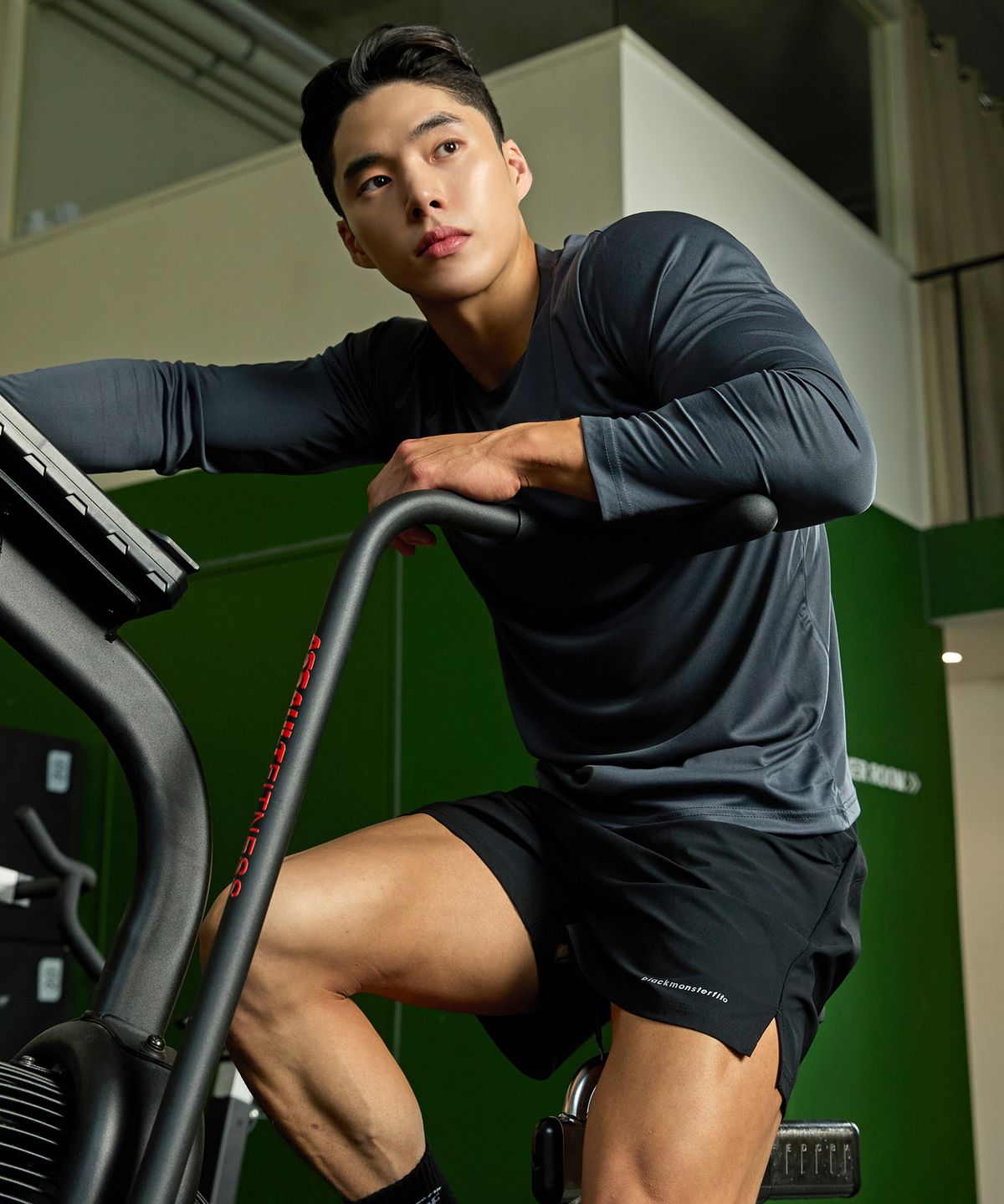 블랙몬스터핏(BLACK MONSTER FIT) [2PACK]무지 인터록 기능성 쿨 긴팔 티셔츠 2P