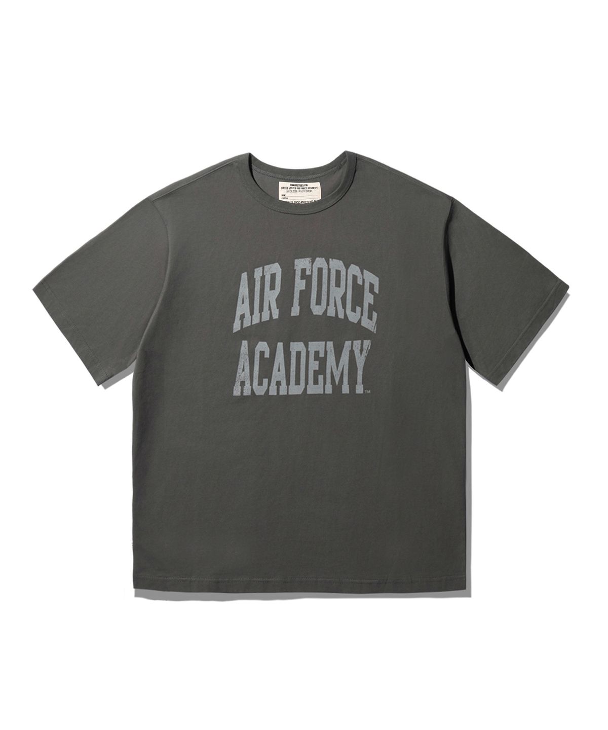 디스커스 애슬레틱(DISCUS ATHLETIC) USAFA 로고 티셔츠 차콜