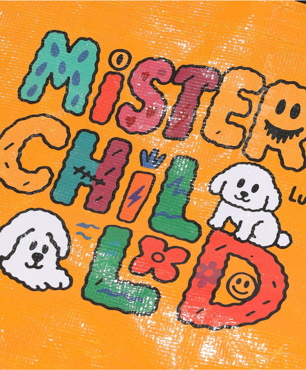 미스터차일드(MISTER CHILD) 레터링 에코백 옐로우