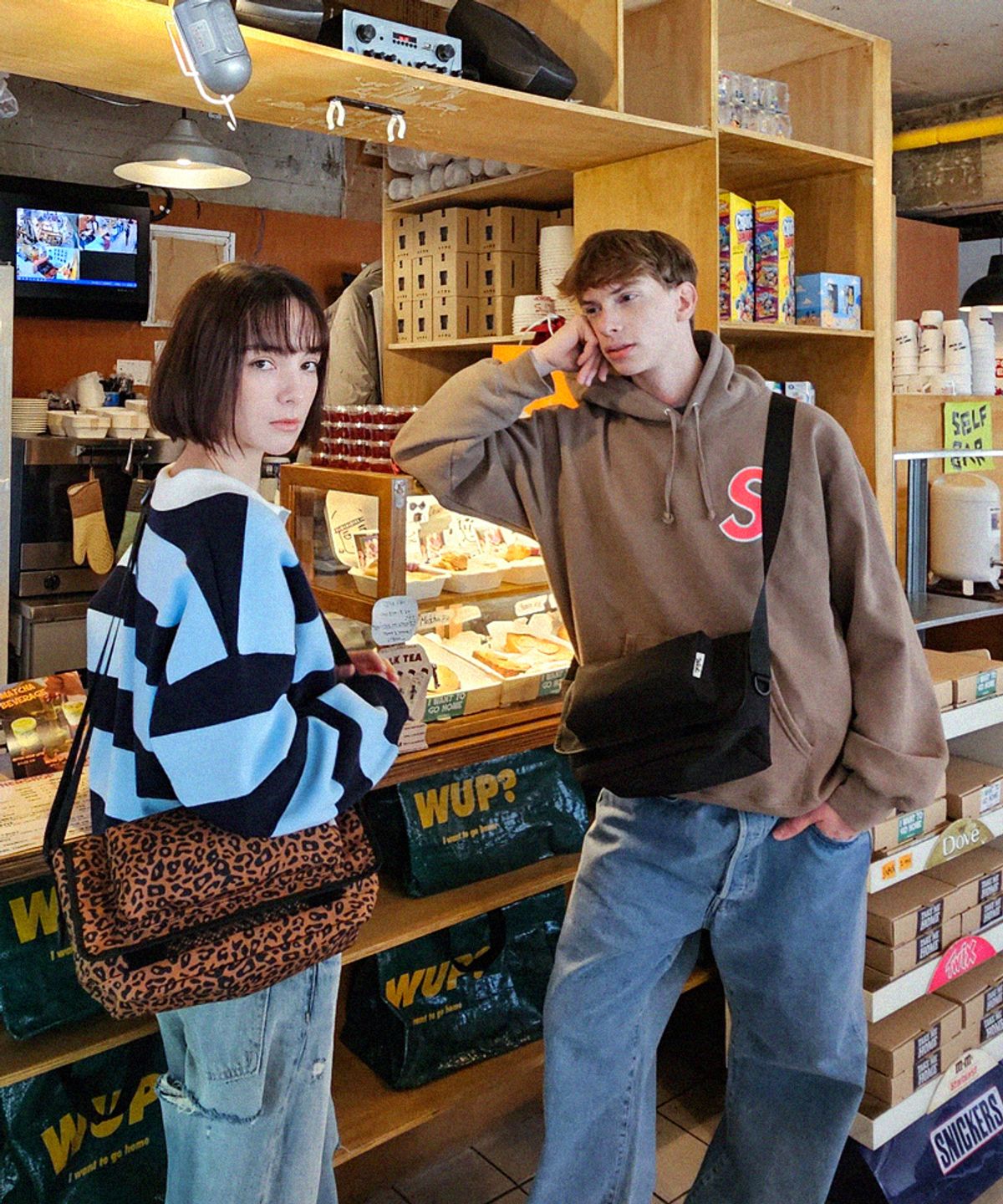 윅(WICK) Messenger bag-블랙