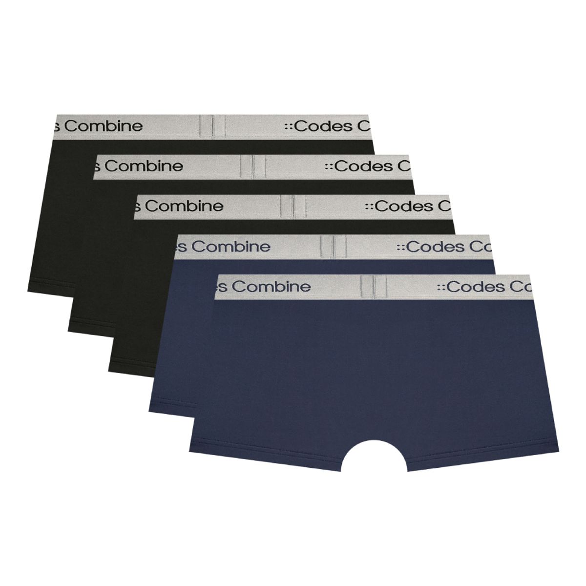 코데즈컴바인 이너웨어(CODES COMBINE INNERWEAR) 실버밴드 쉘론 드로즈 5PACK