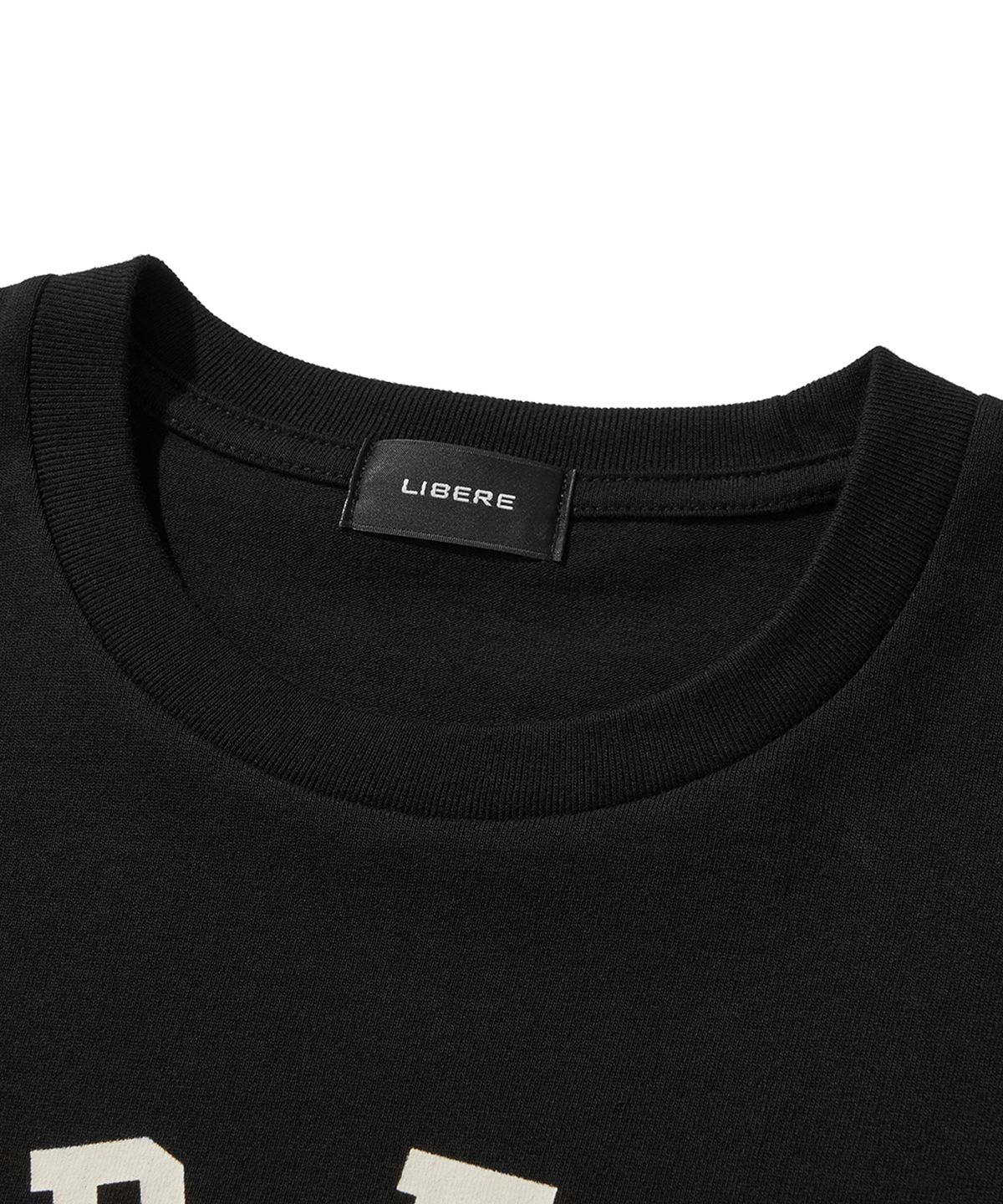 리베레(LIBERE) BISON BULL LONG SLEEVE T-SHIRTS / BLACK