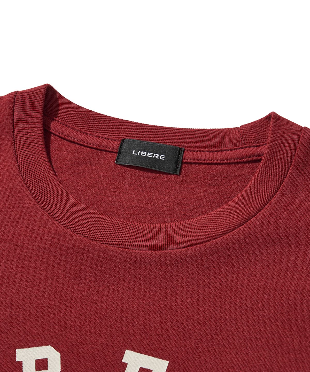 리베레(LIBERE) BISON BULL LONG SLEEVE T-SHIRTS / RED