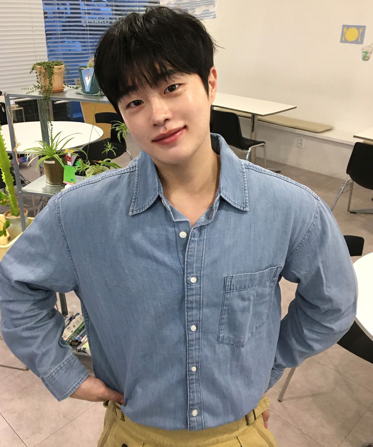 마인드브릿지(MINDBRIDGE) 데님 오버핏 데일리 셔츠 - 3color