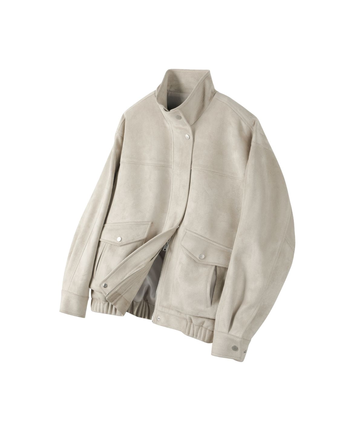 레더리(LEATHERY) 더블 포켓 스웨이드 블루종 자켓 [D.BROWN]