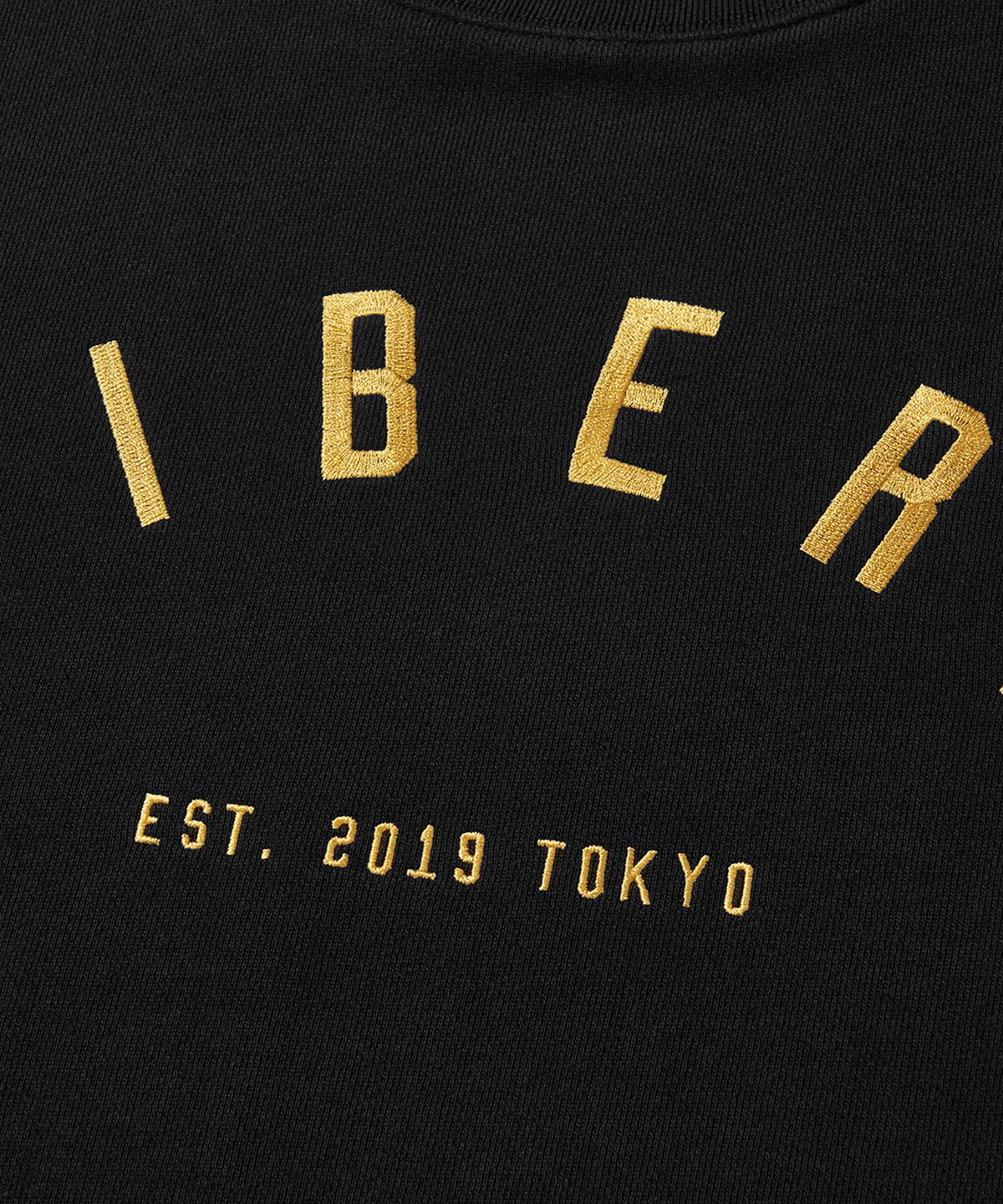 리베레(LIBERE) LOGO CREWNECK SWEAT / BLACK