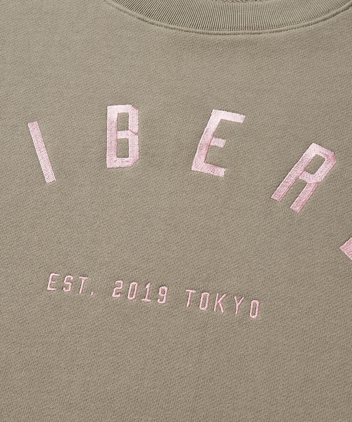 리베레(LIBERE) LOGO CREWNECK SWEAT / BROWN