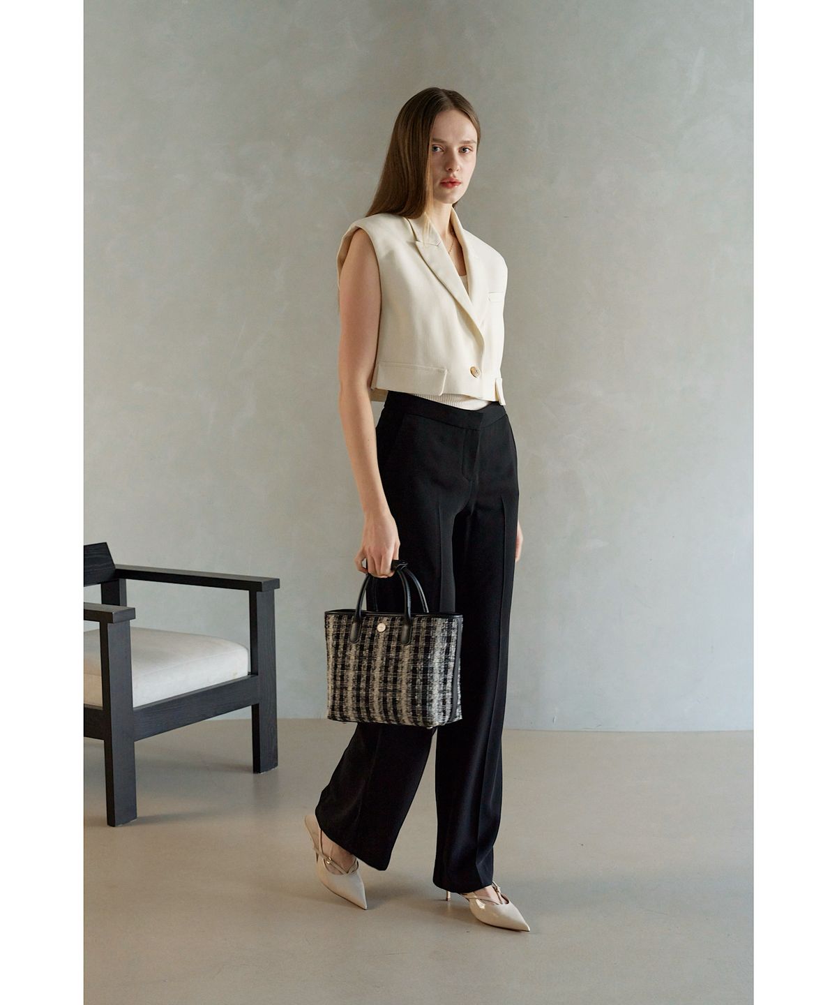 비마이사이드(BMYSIDE) 레지나 토트백 Regina Tote Bag (Black)