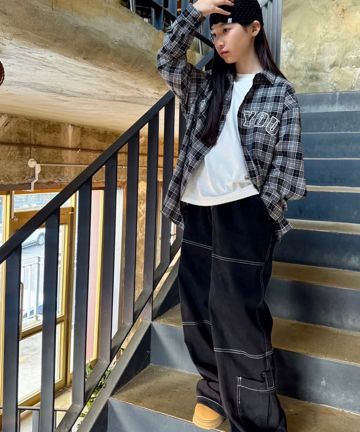 티미유(TMIU) 패치워크 팬츠
