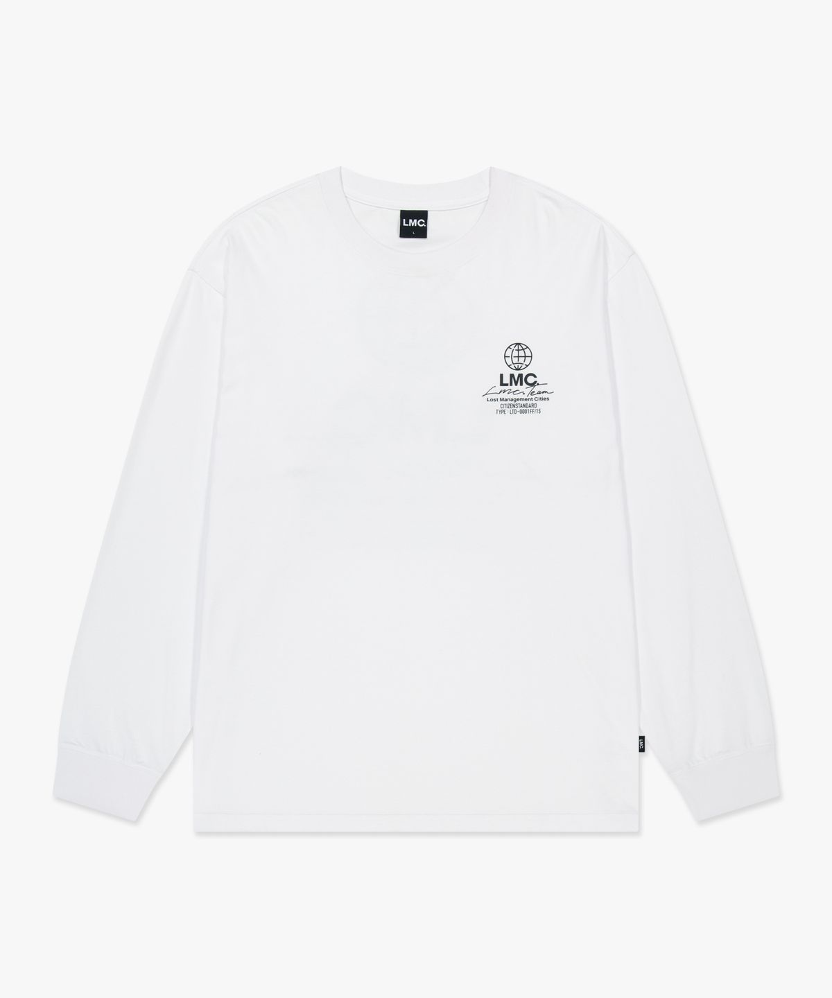 엘엠씨(LMC) SIGNATURE COMBO LONG SLV TEE white