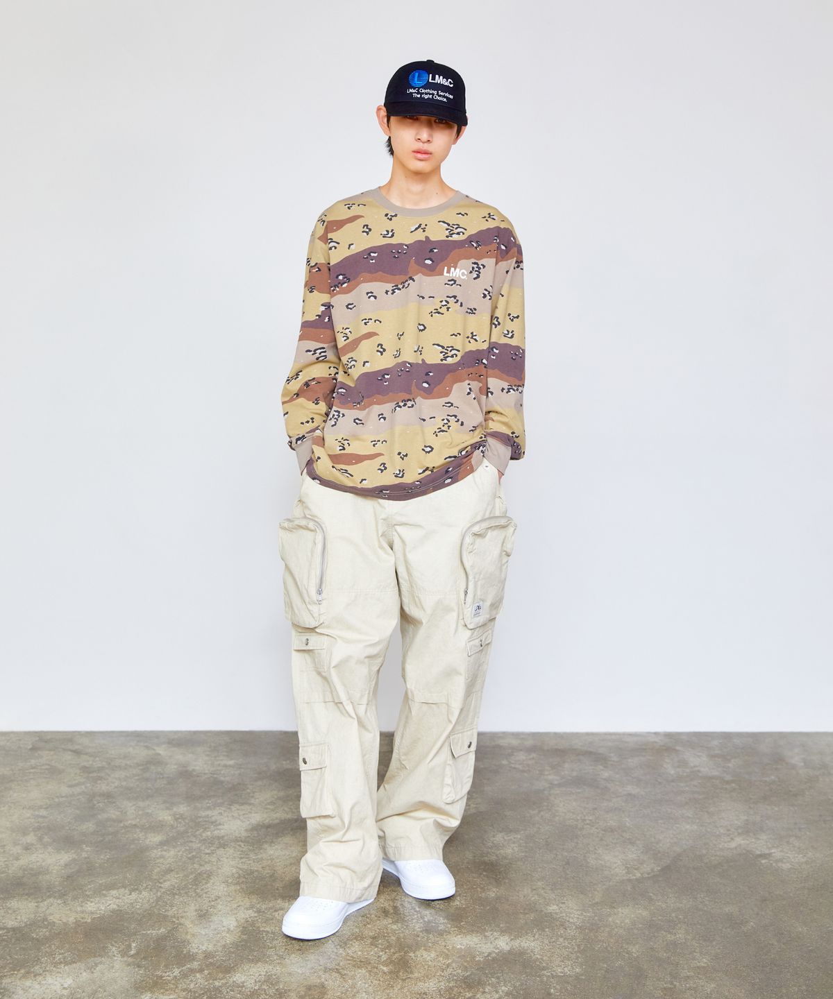 엘엠씨(LMC) OG COMBO LONG SLV TEE khaki