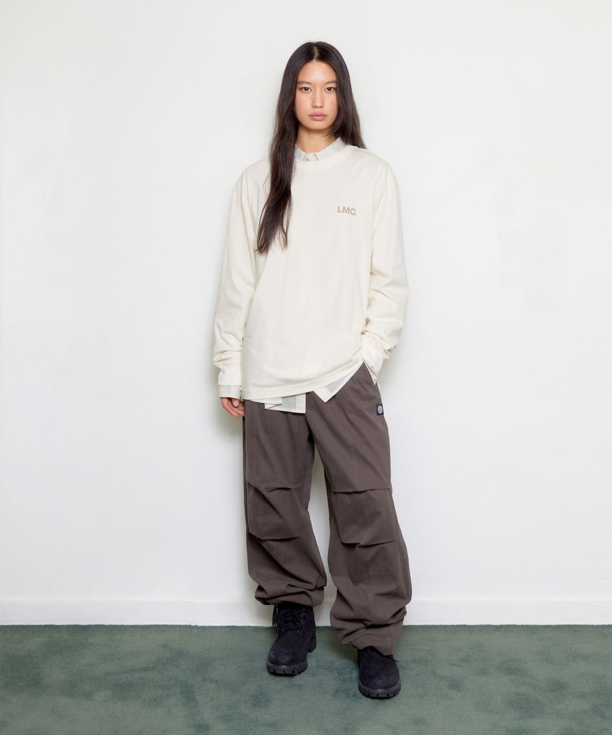 엘엠씨(LMC) OG COMBO LONG SLV TEE khaki