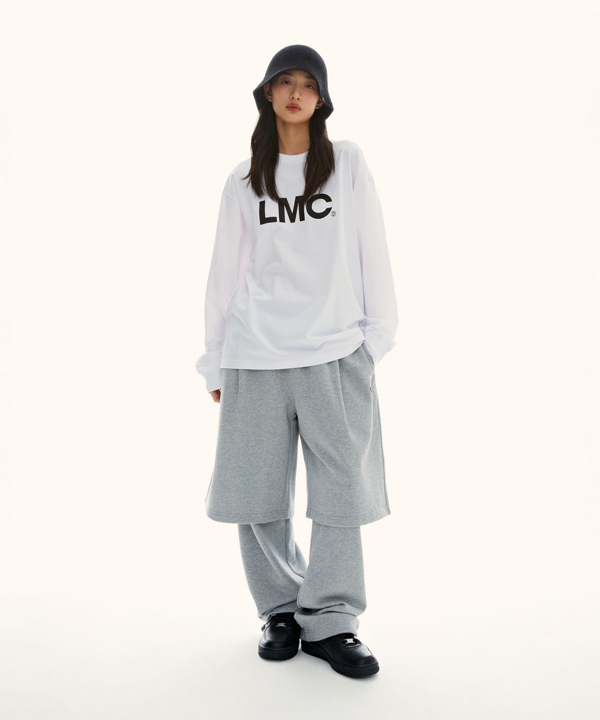 엘엠씨(LMC) OG LONG SLV TEE gray blue