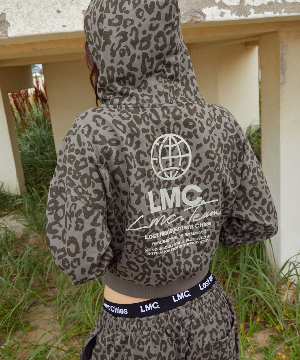 엘엠씨(LMC) WM SIGNATURE COMBO ZIP-UP HOODIE light heather gray