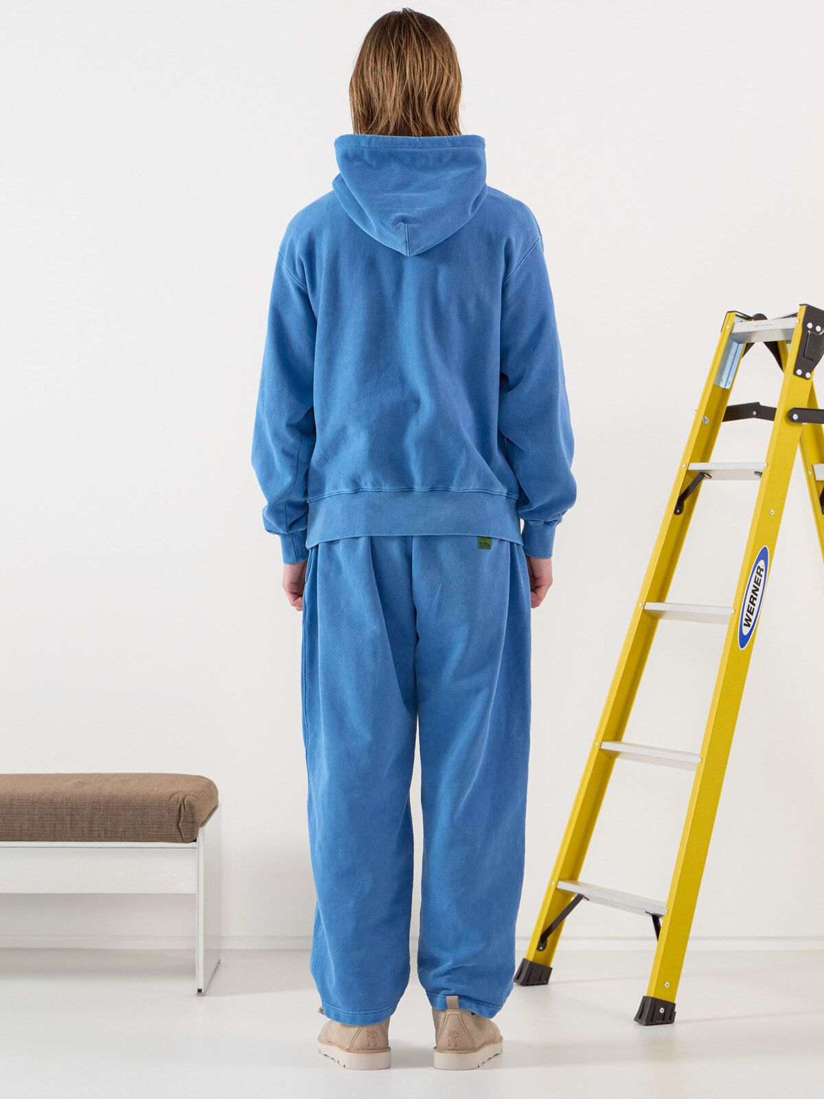 씨씨씨에스(CCCS) WORK BLUE OVAL LOGO SWEATPANTS
