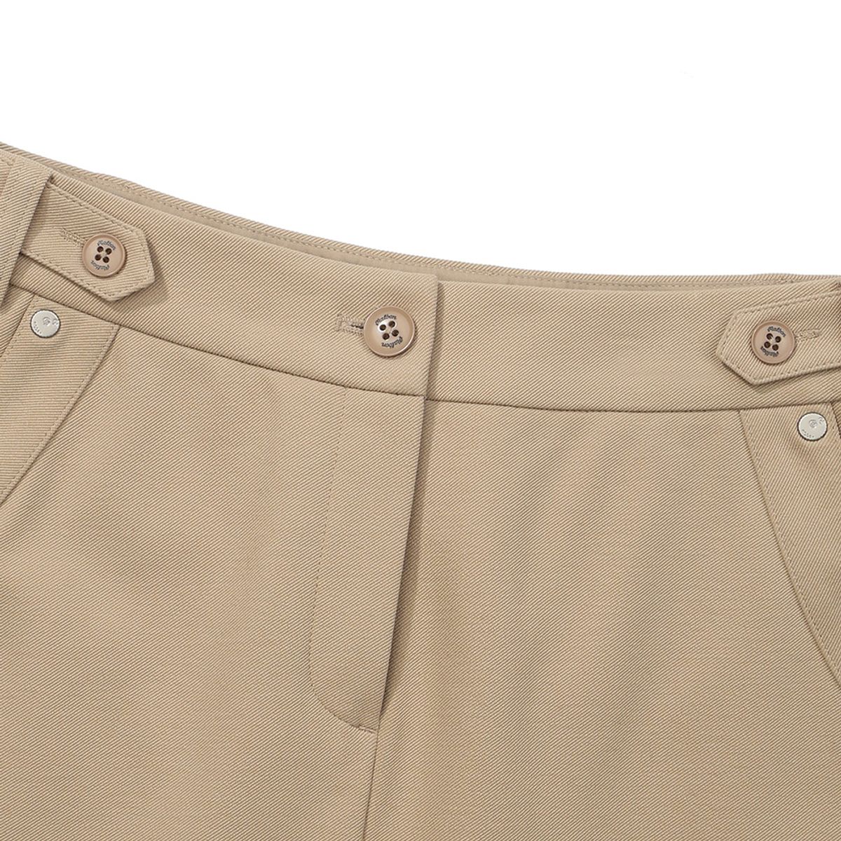 말본 골프(MALBON GOLF) 백플리츠 A라인 스커트 BEIGE (WOMAN)