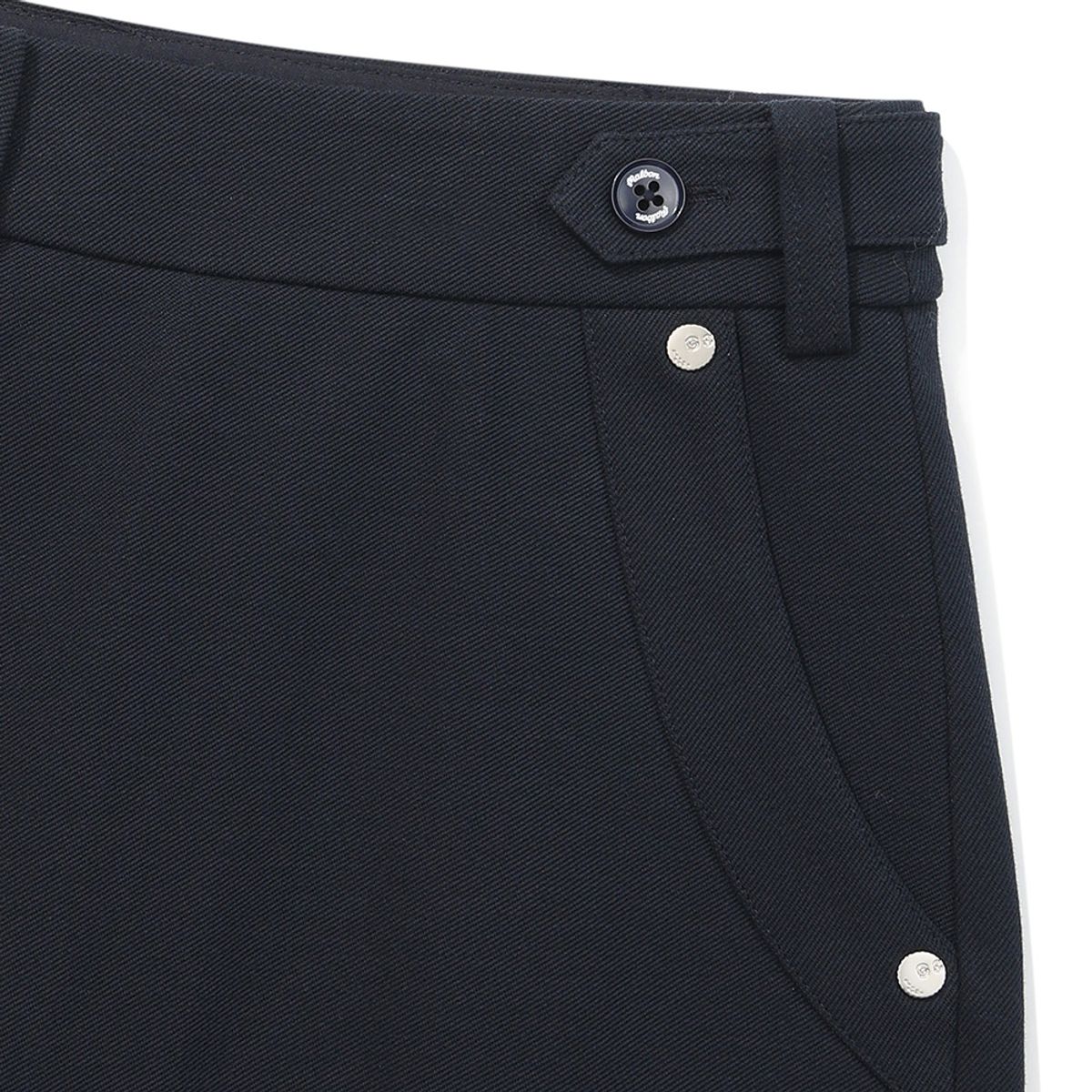 말본 골프(MALBON GOLF) 백플리츠 A라인 스커트 NAVY (WOMAN)
