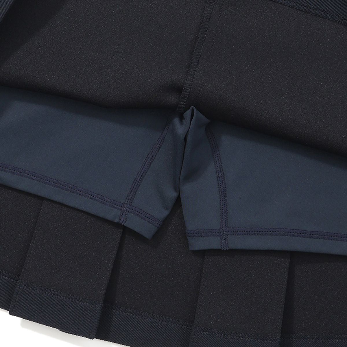 말본 골프(MALBON GOLF) 백플리츠 A라인 스커트 NAVY (WOMAN)