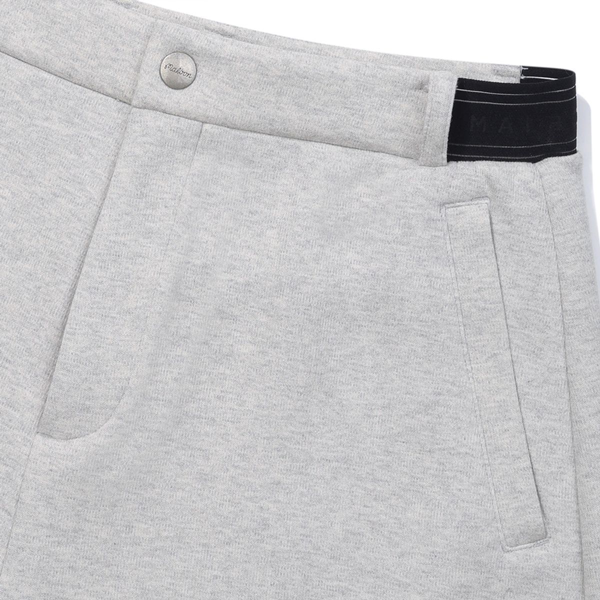 말본 골프(MALBON GOLF) 에어리 하프 팬츠 MELANGE GRAY (MAN)