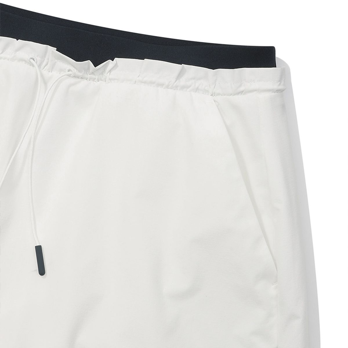 말본 골프(MALBON GOLF) 이중오비 핀턱 플레어 스커트 OFF WHITE (WOMAN)
