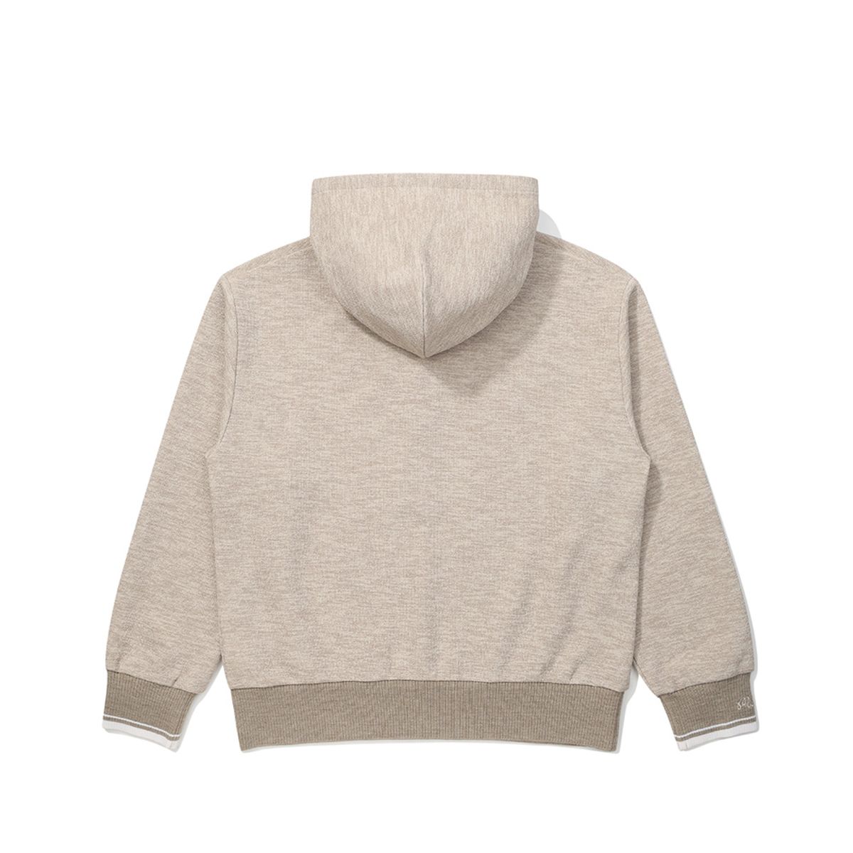 말본 골프(MALBON GOLF) 니트라이크 하프집업 후드 맨투맨 BEIGE (WOMAN)