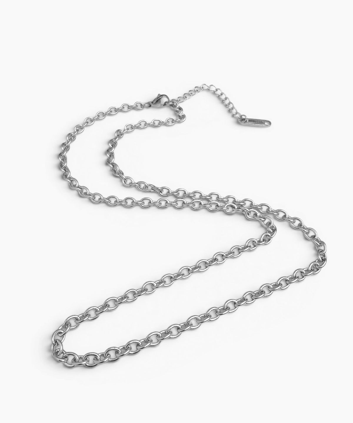 베이스클레프(BASSCLEF) 써지컬스틸 체인 목걸이 CLEF Round Chain NEC