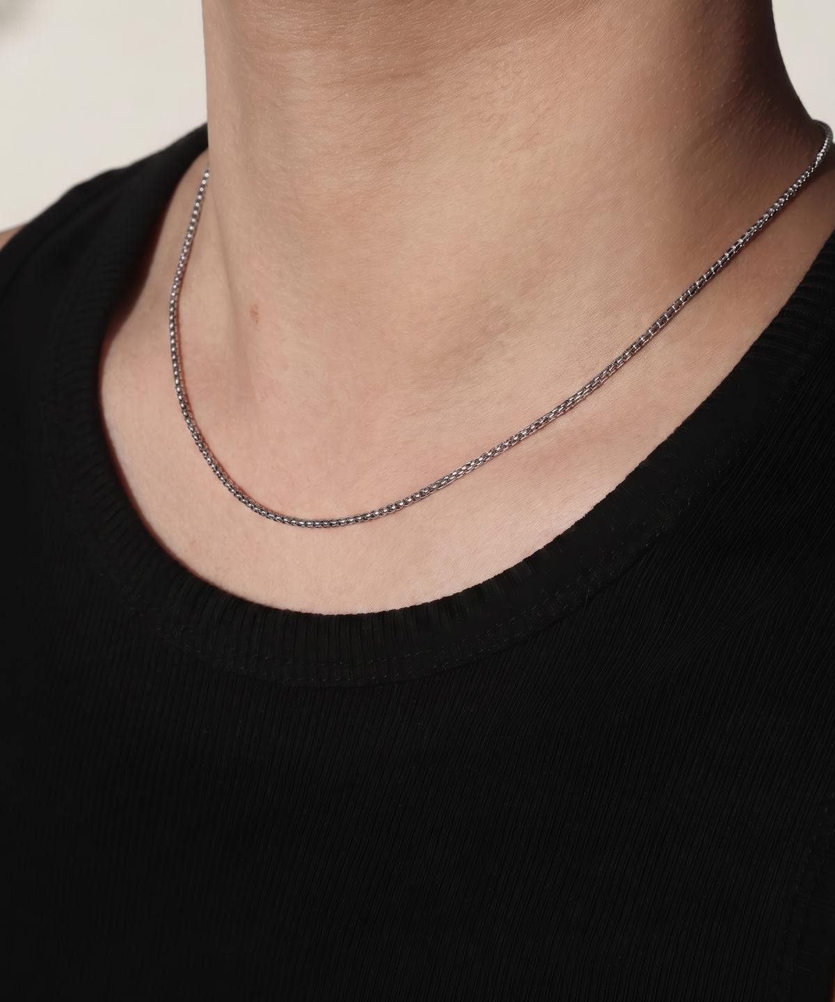 베이스클레프(BASSCLEF) 남자 목걸이 써지컬스틸 CLEF Quiet Line NEC