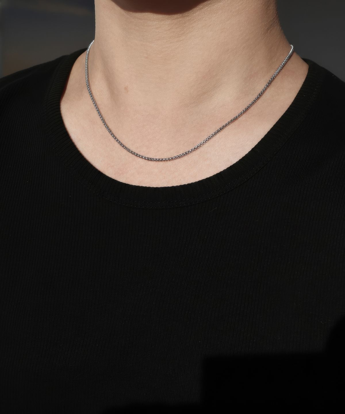 베이스클레프(BASSCLEF) 남자 목걸이 써지컬스틸 CLEF Quiet Line NEC