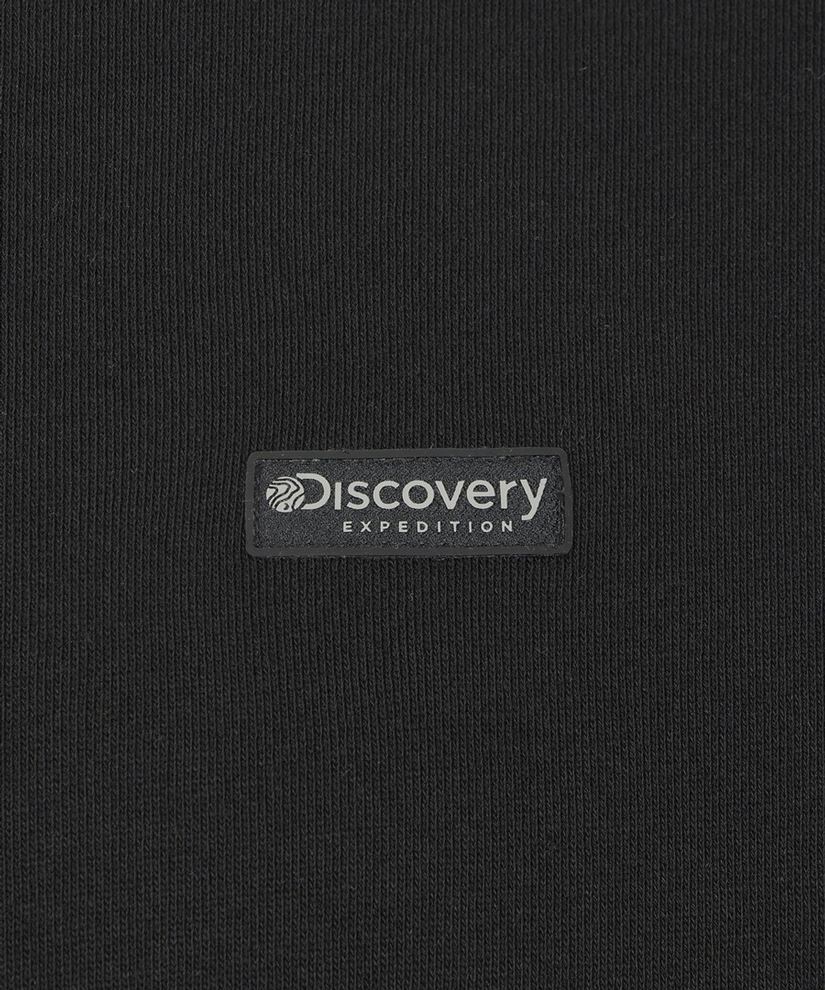 디스커버리 익스페디션(DISCOVERY EXPEDITION) 유니 니트 트레이닝 오버핏 맨투맨 (BLACK)