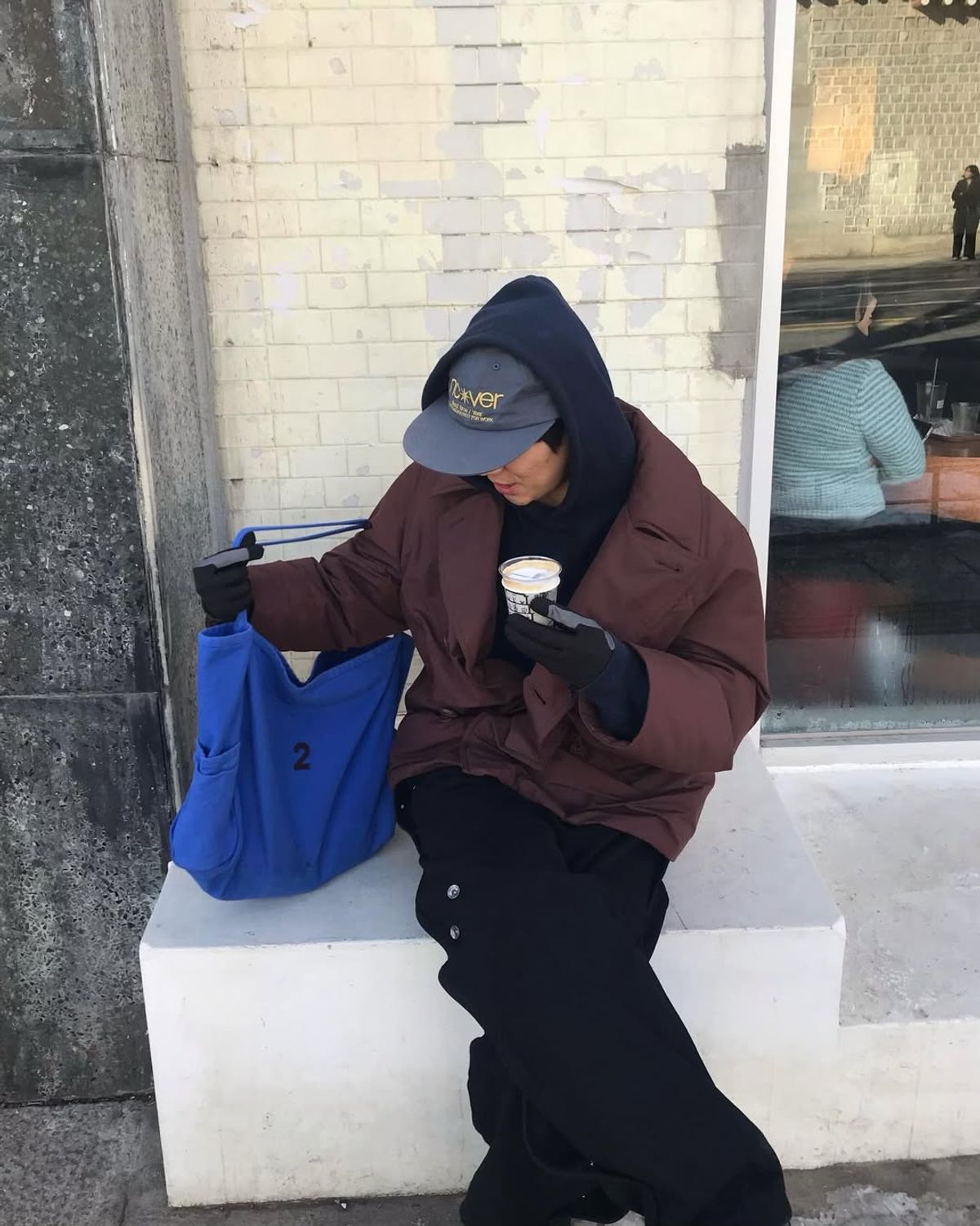 애쓰(AETH) HARD PIECE Mail Bag_Blue