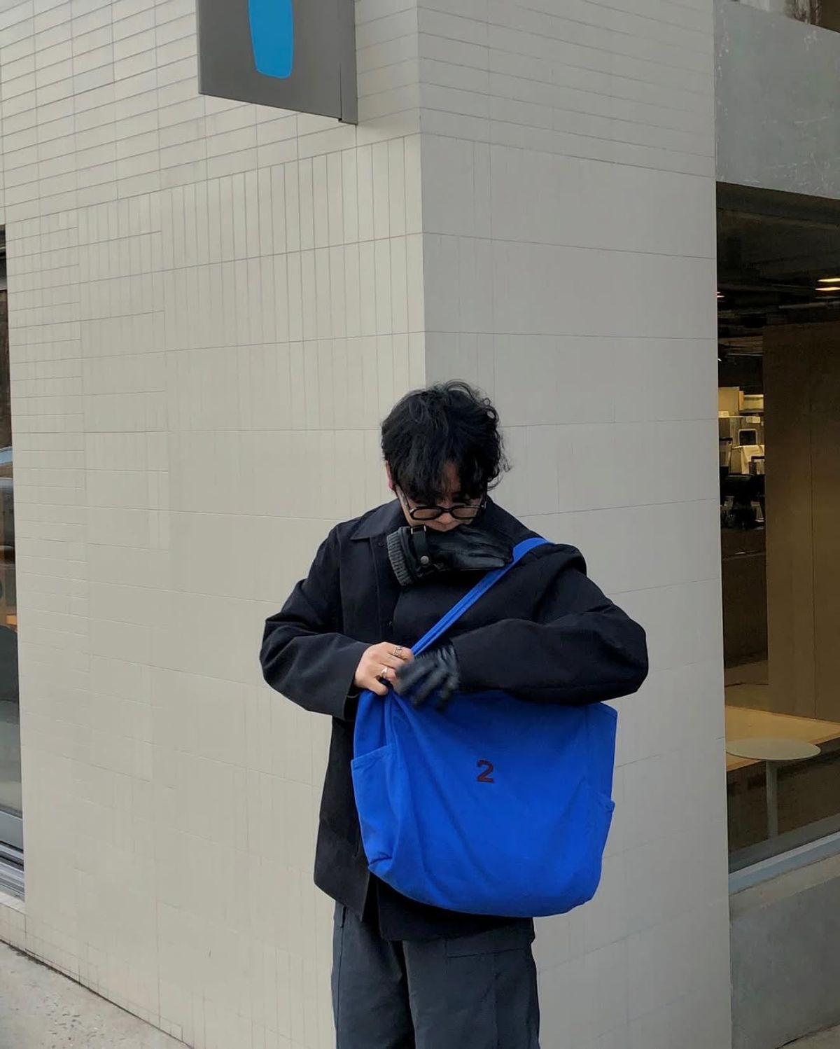 애쓰(AETH) HARD PIECE Mail Bag_Blue