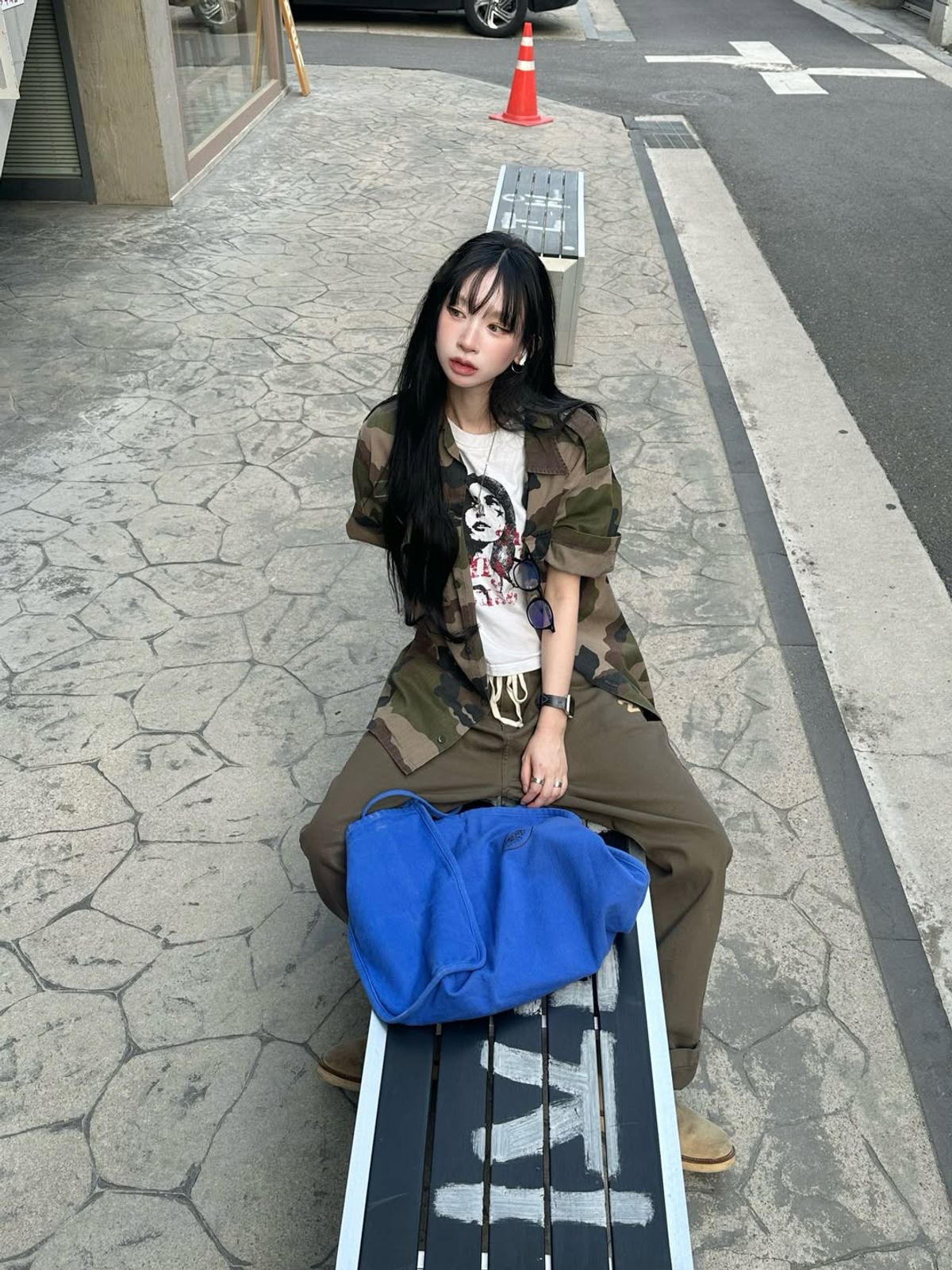 애쓰(AETH) HARD PIECE Mail Bag_Blue
