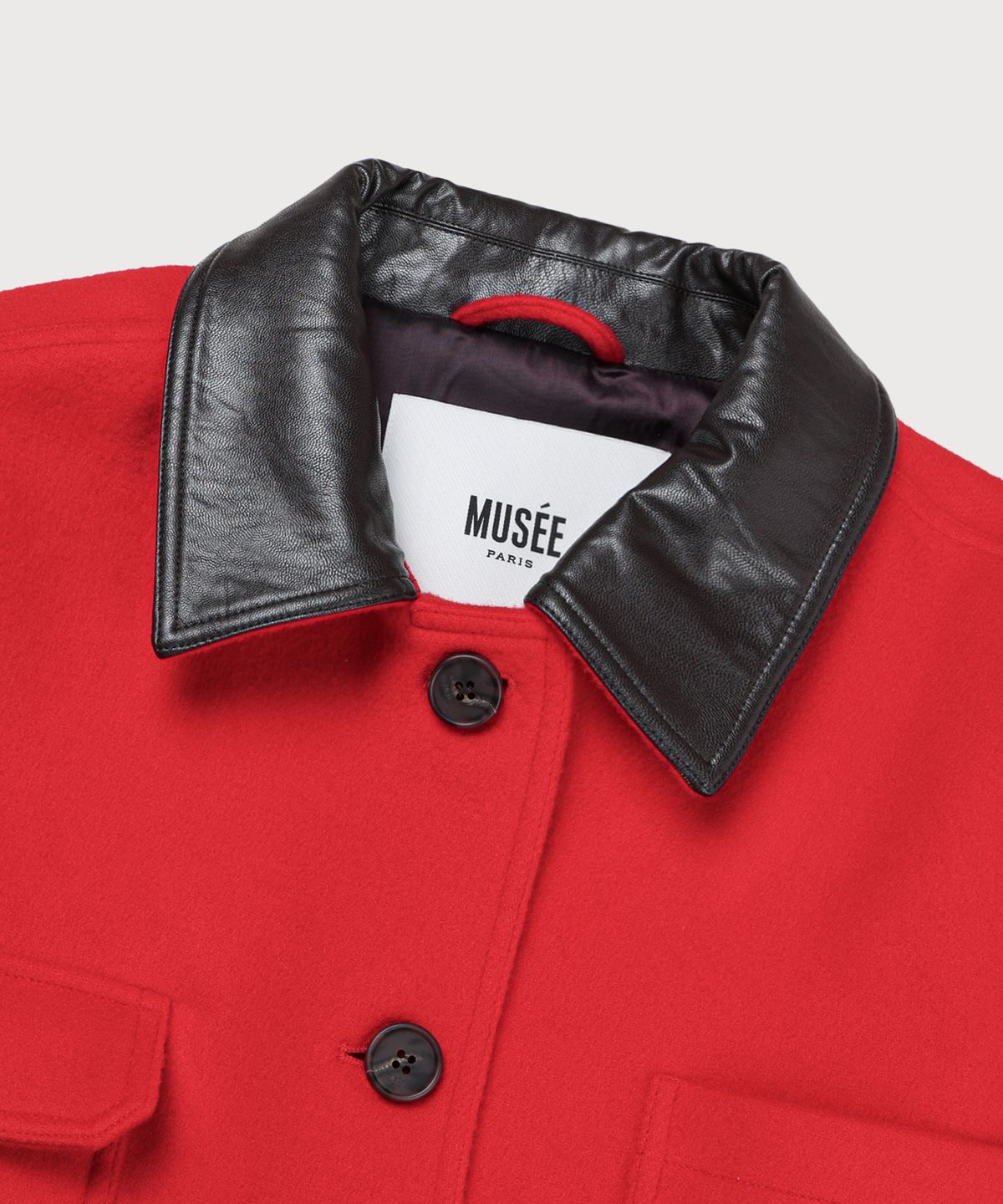 뮤제(MUSEE) FALLET Oversize Work Jacket_Red