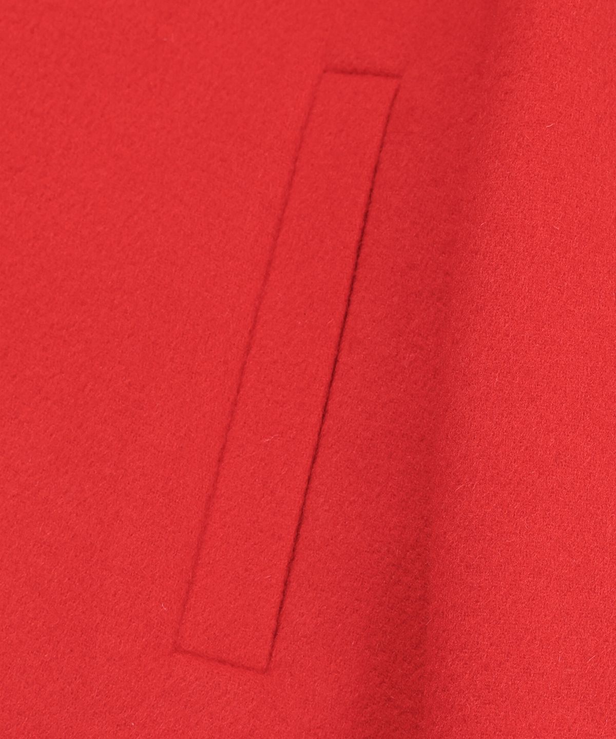 뮤제(MUSEE) ZAHA Merino Wool Handmade Short Coat_Red