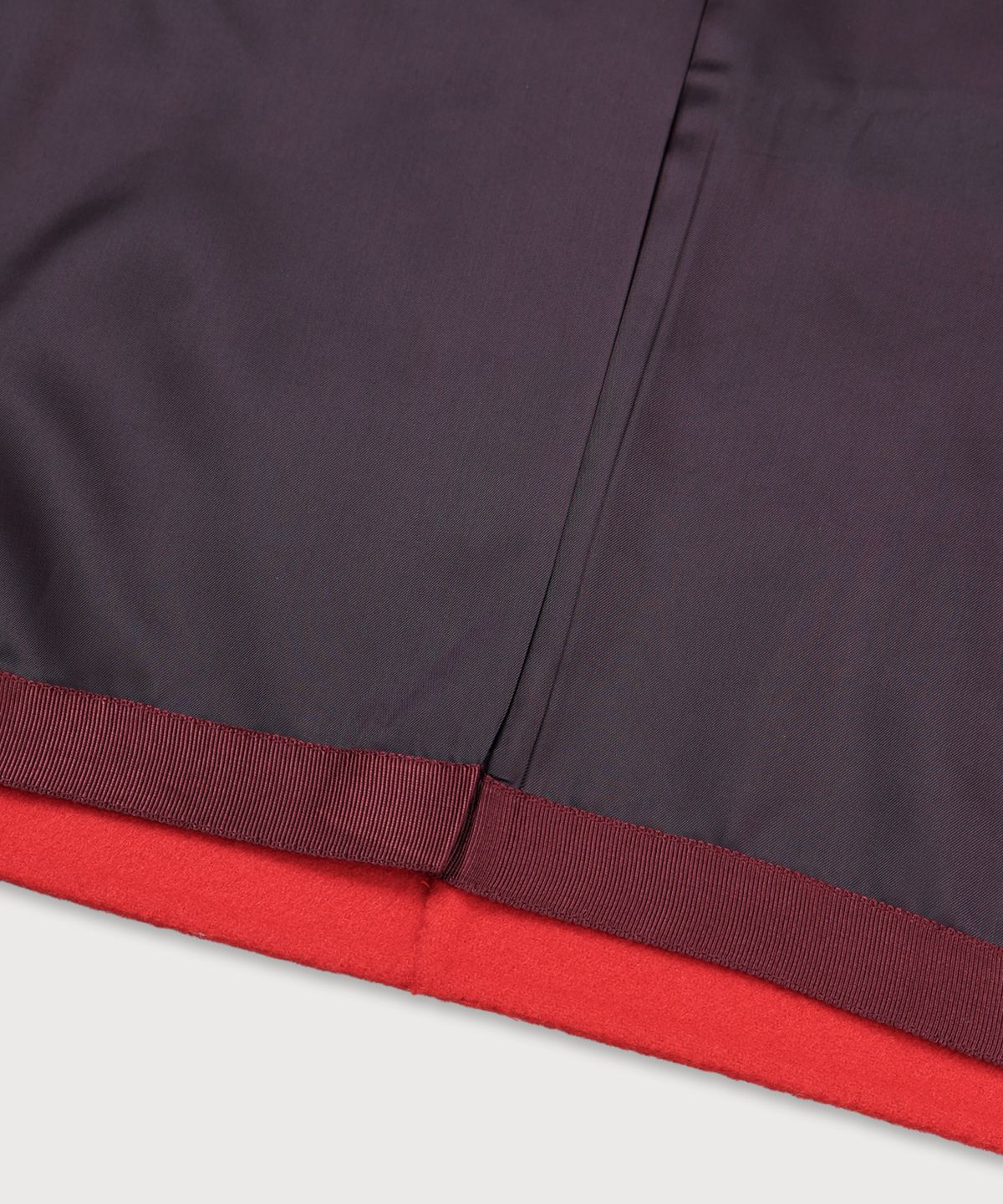 뮤제(MUSEE) ZAHA Merino Wool Handmade Short Coat_Red