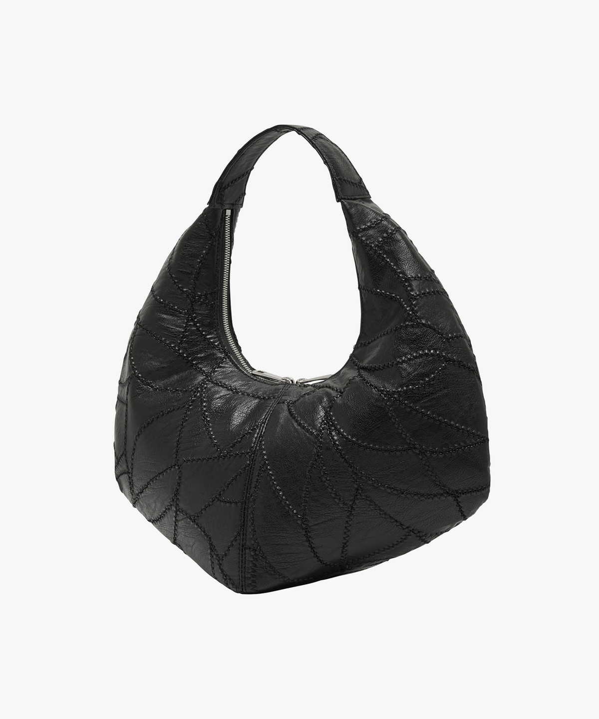 에쏘(ESSO) CRESCENT HOBO BAG IN BLACK