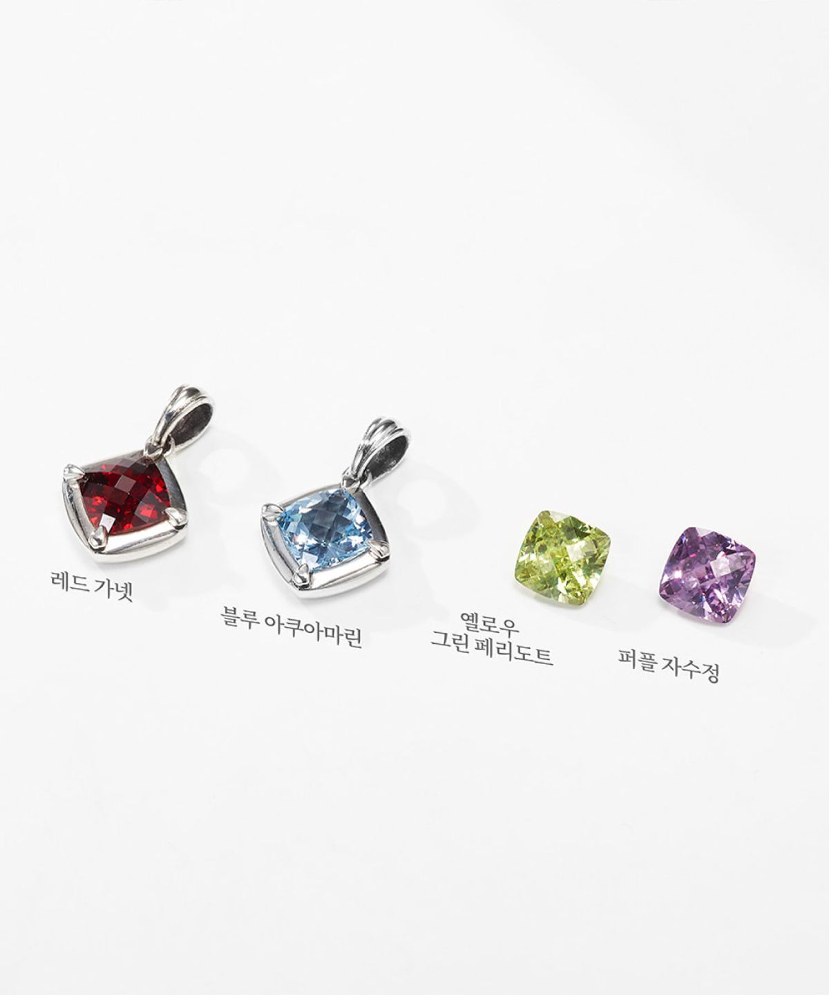 스팅925(STING925) Cushion Claw Set Charm Pendant