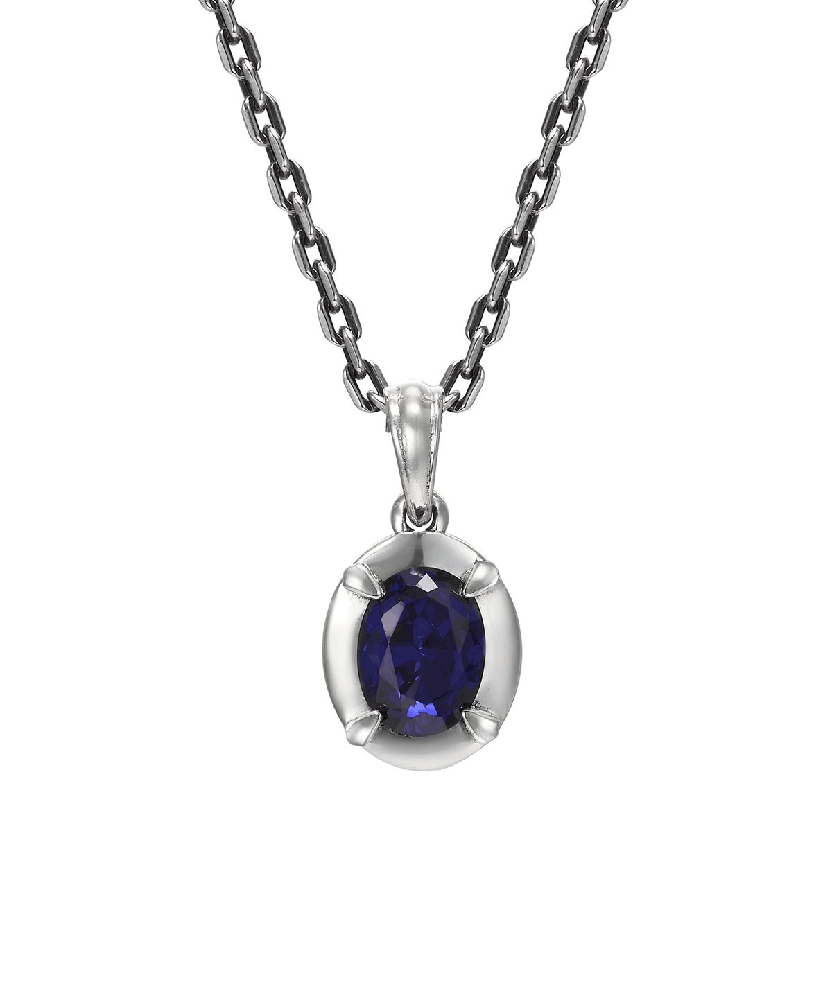 스팅925(STING925) Oval Claw Set Charm Pendant