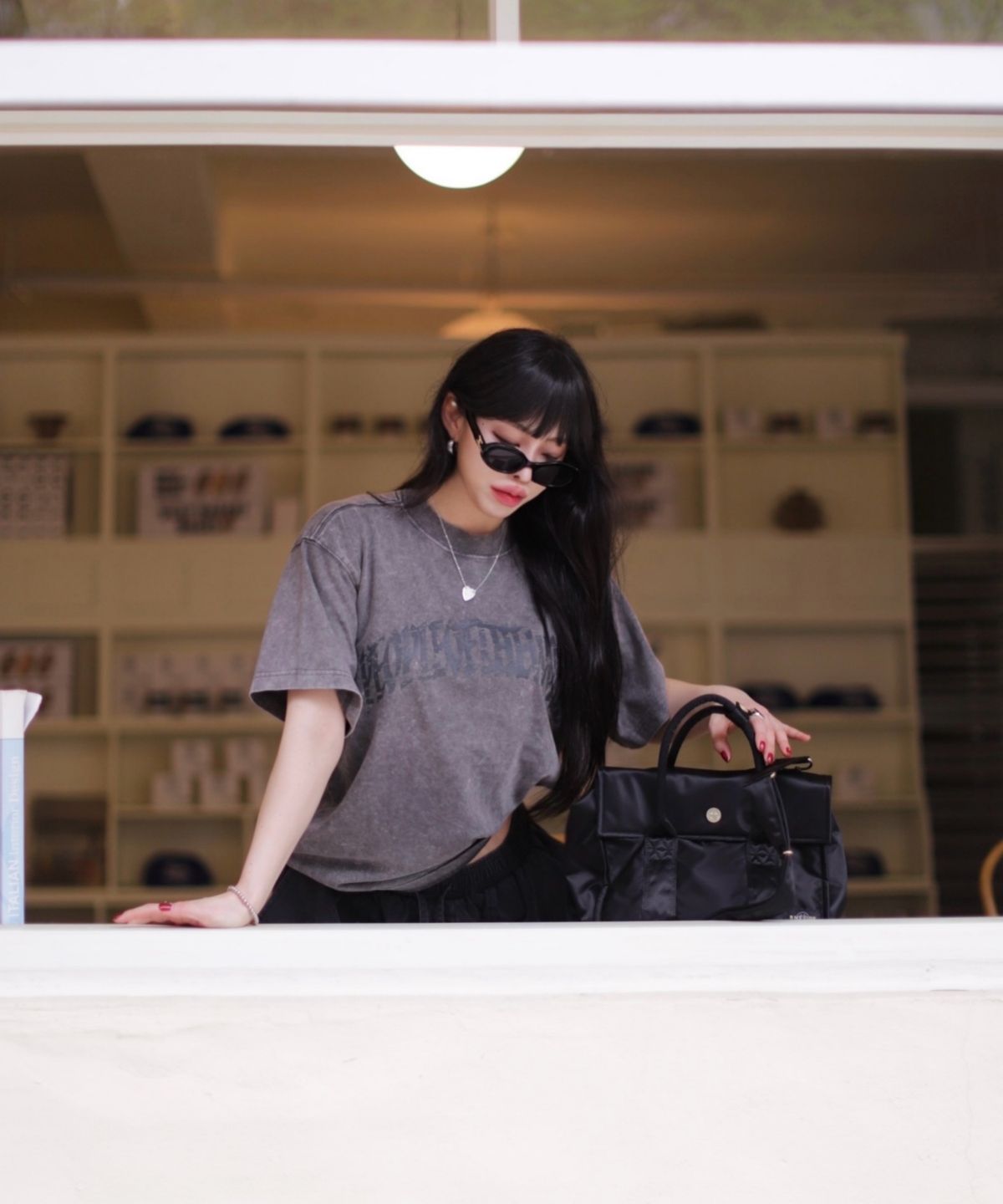 비마이사이드(BMYSIDE) 아미백 Ami Bag (Texture Black)