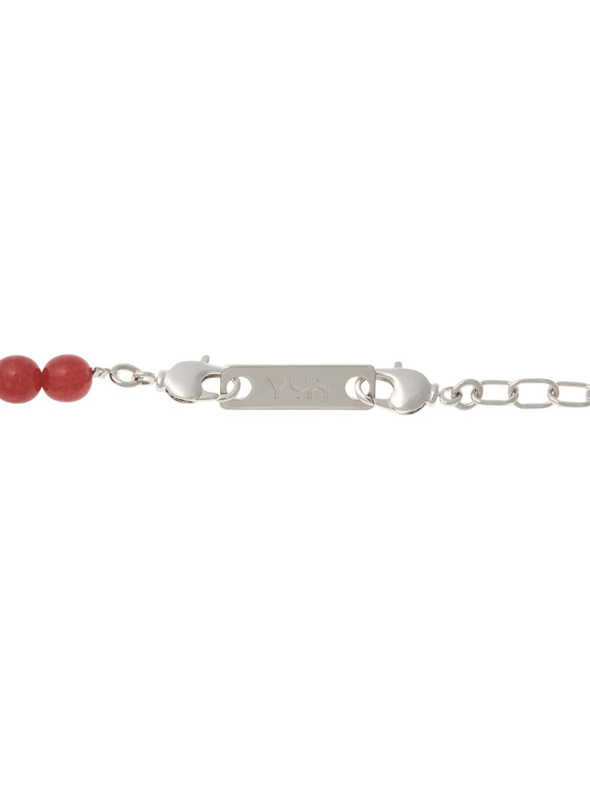 데뷔옹(DEBBYOUNG) BALL BEADS NECKLACE [RED JADE]