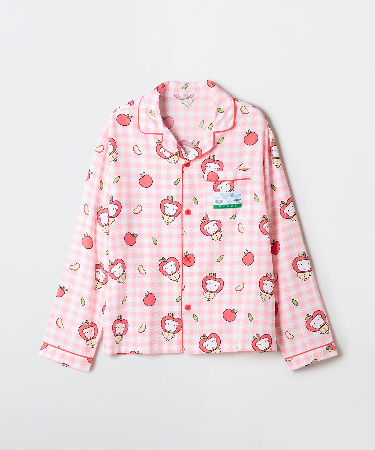 스파오(SPAO) [가나디] 당도체고 가나디 긴팔 파자마(RED)_SPPPG23U05