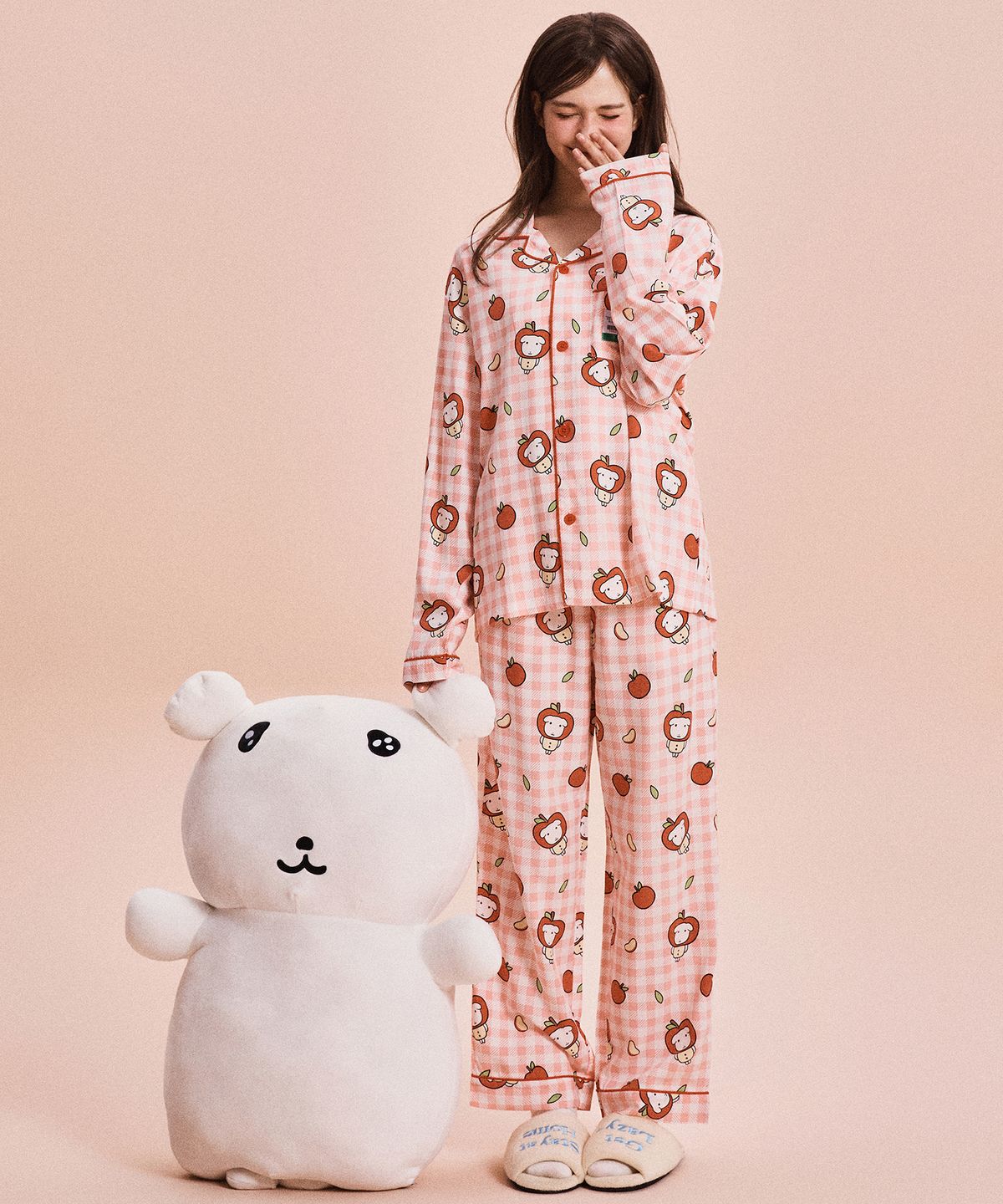 스파오(SPAO) [가나디] 당도체고 가나디 긴팔 파자마(RED)_SPPPG23U05