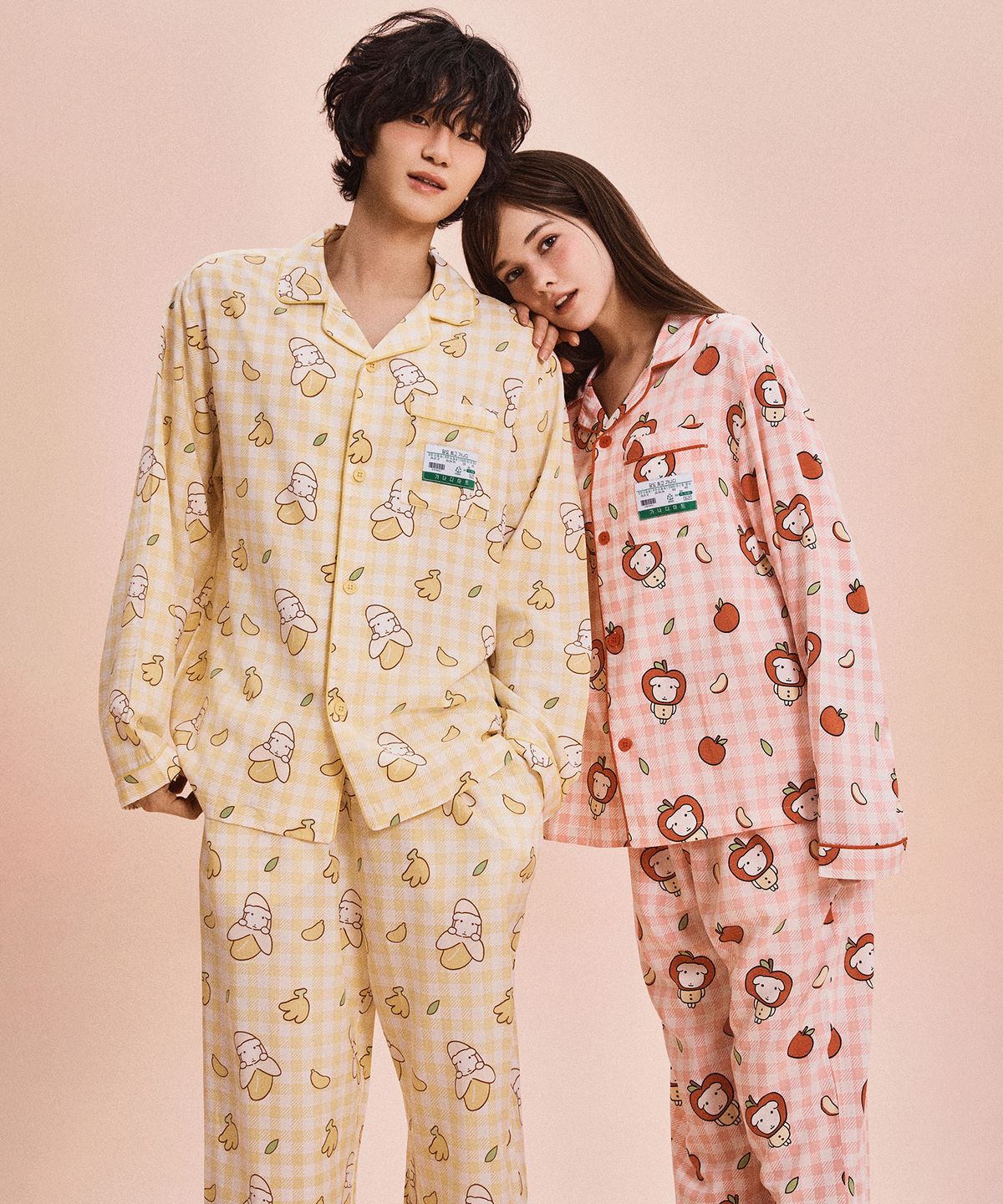 스파오(SPAO) [가나디] 당도체고 가나디 긴팔 파자마(YELLOW)_SPPPG23U05